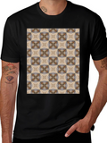 Geometric Pattern T-Shirt - Modern Style