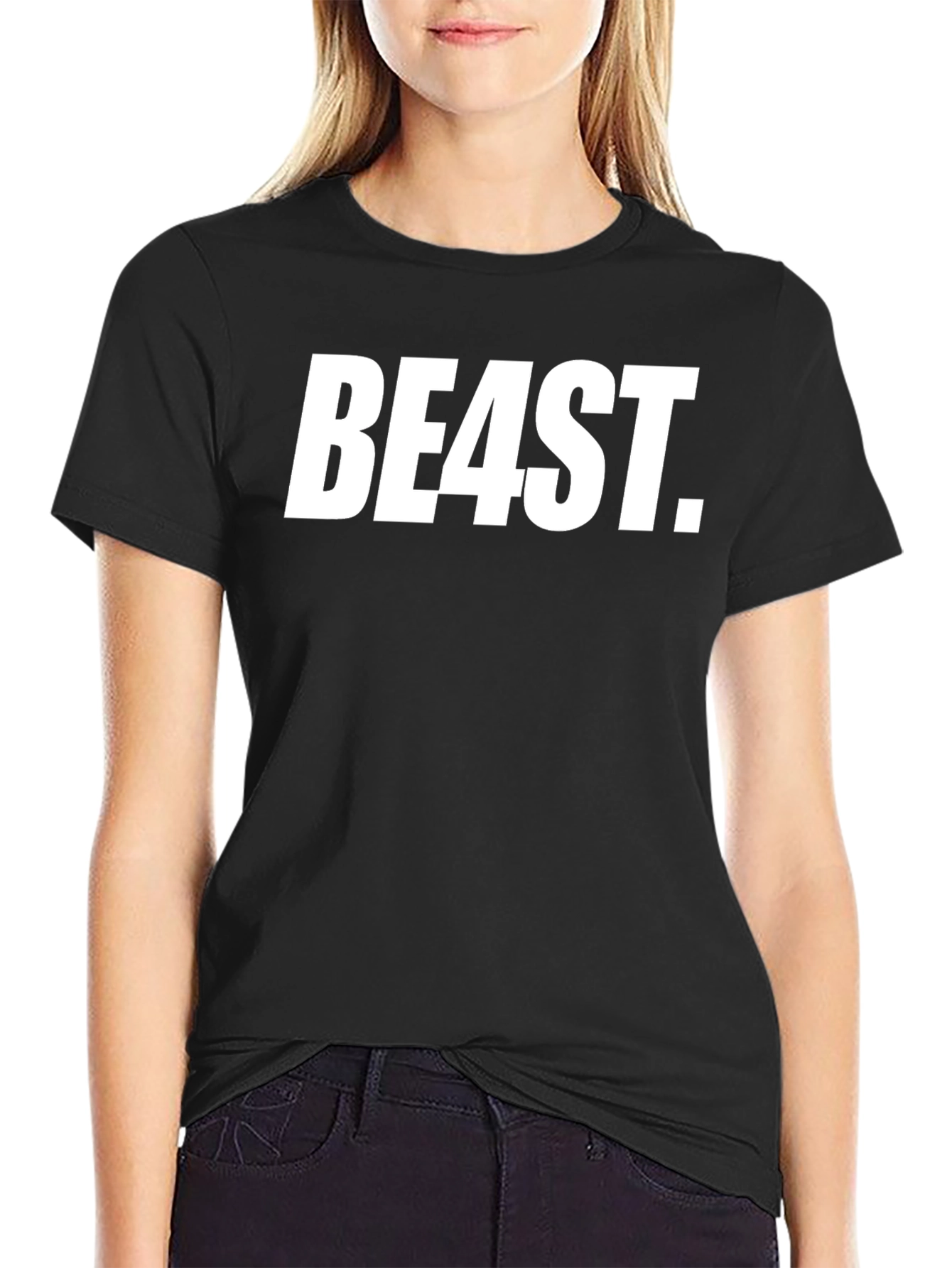 BE4ST. Graphic T-Shirt Black