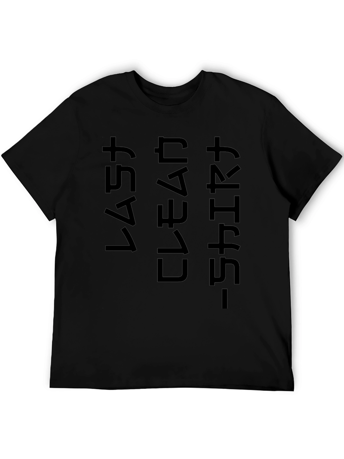 Last Clean Shirt Graphic Tee - Black
