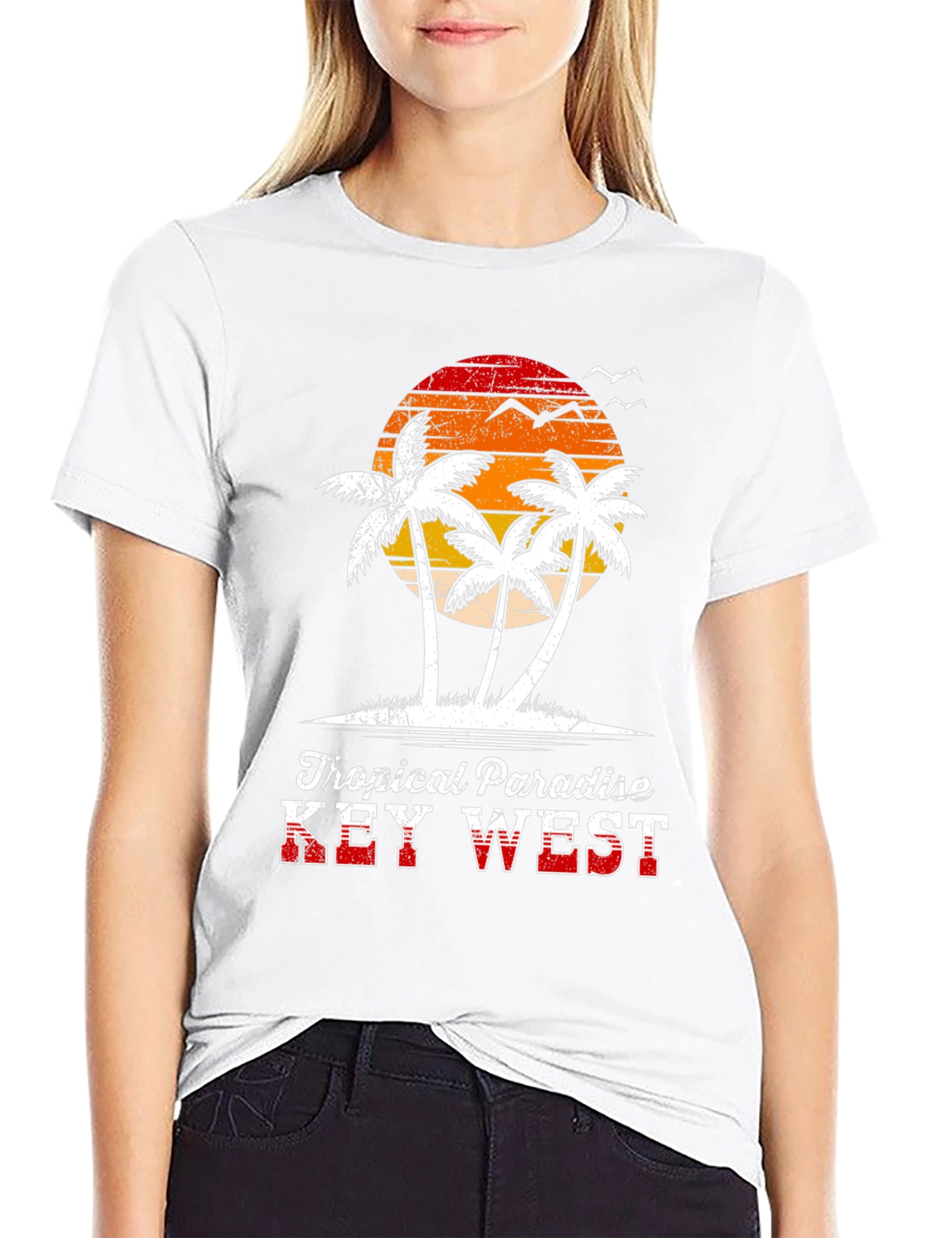 Tropical Paradise Key West Graphic Tee