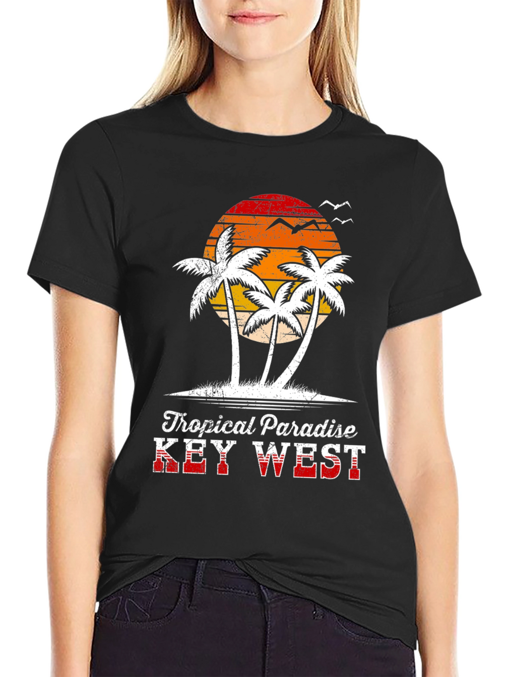 Tropical Paradise Key West Graphic Tee