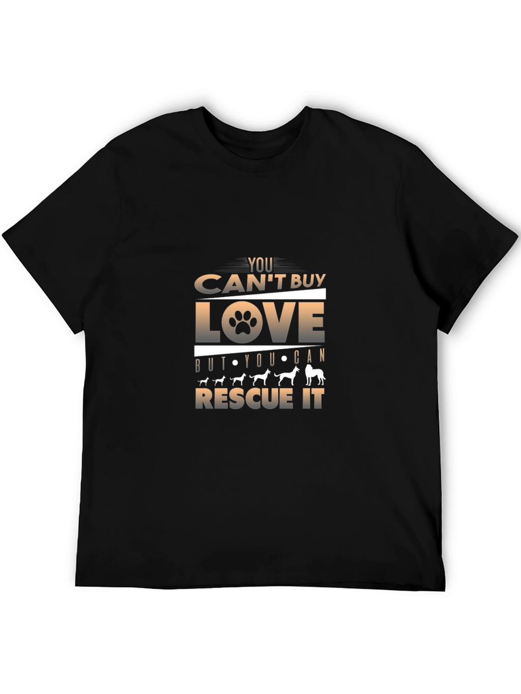 Rescue Dog Love Graphic Tee