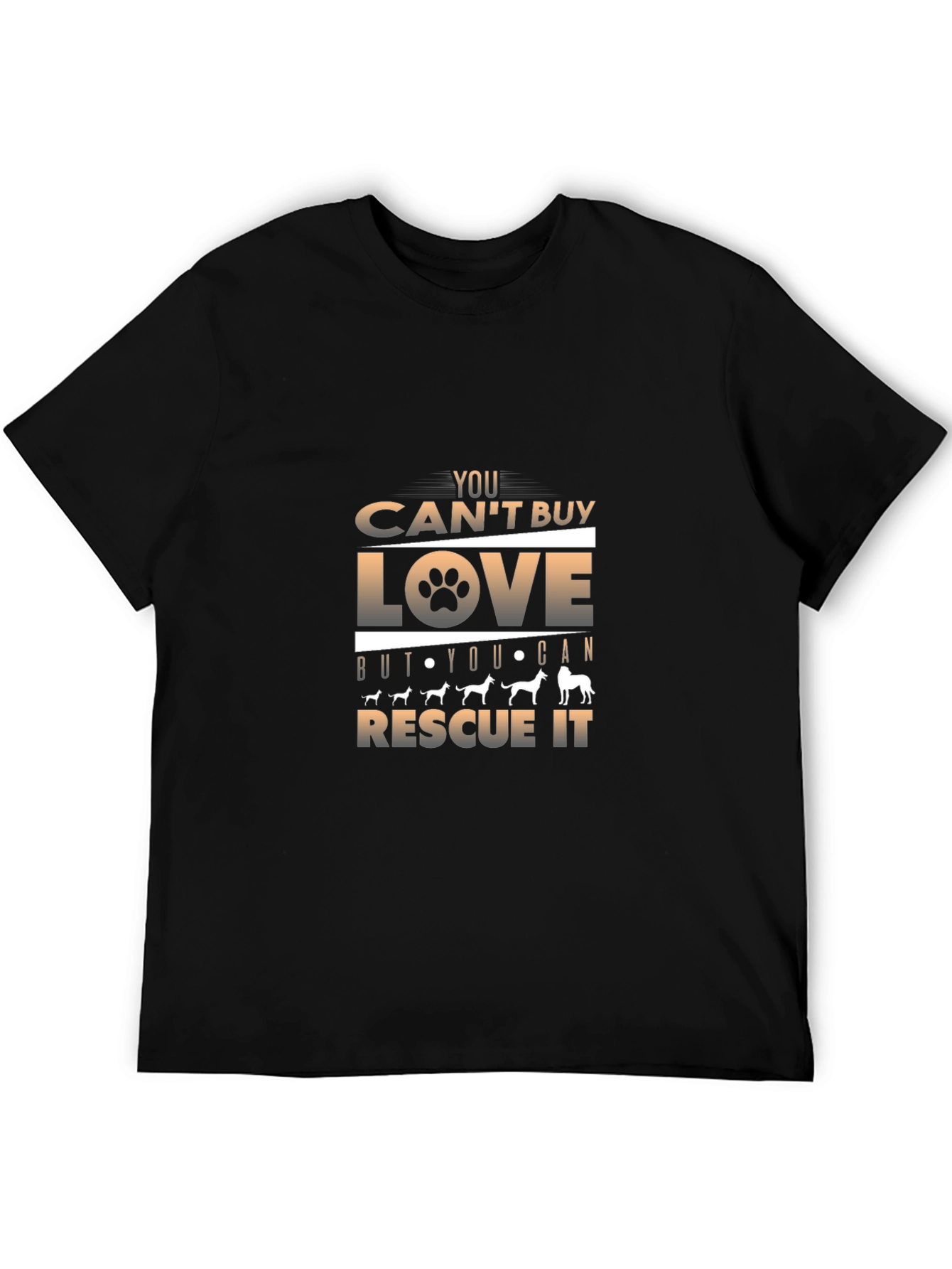 Rescue Dog Love Graphic Tee