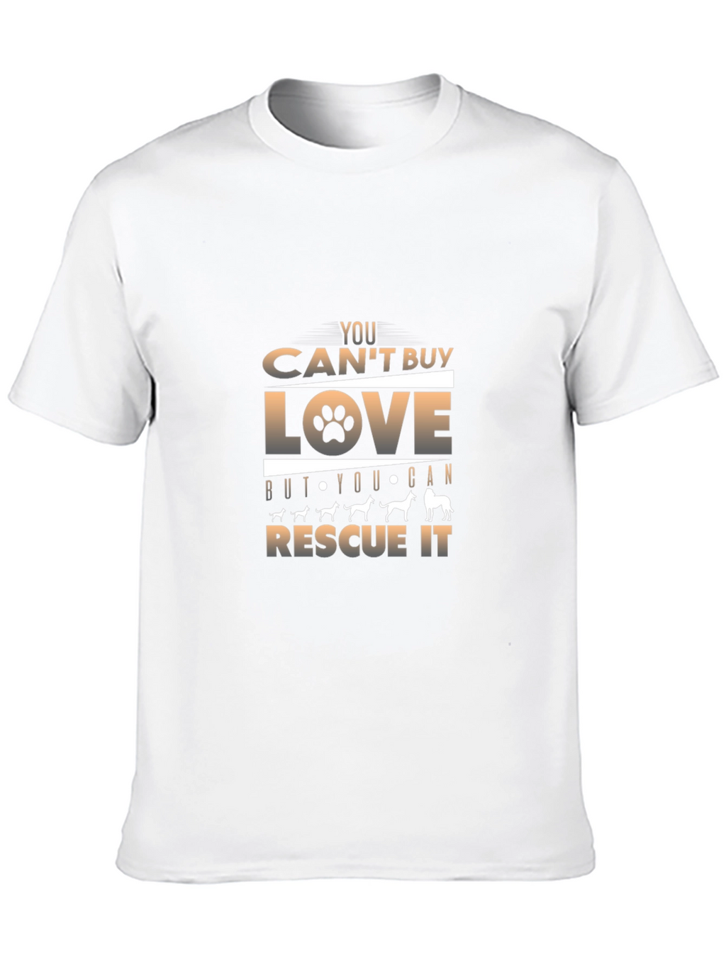 Rescue Dog Love Graphic Tee