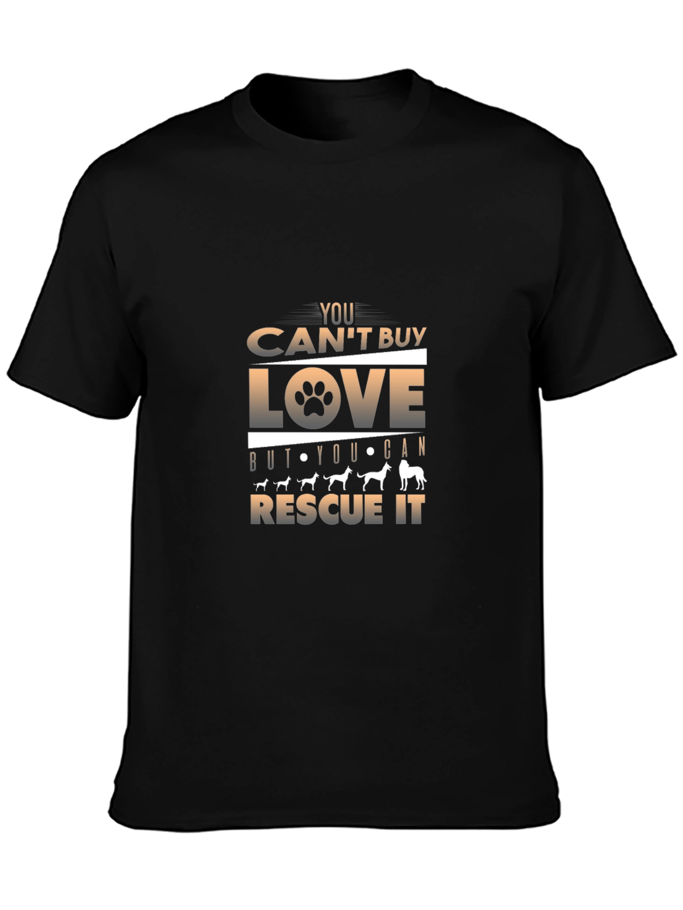 Rescue Dog Love Graphic Tee
