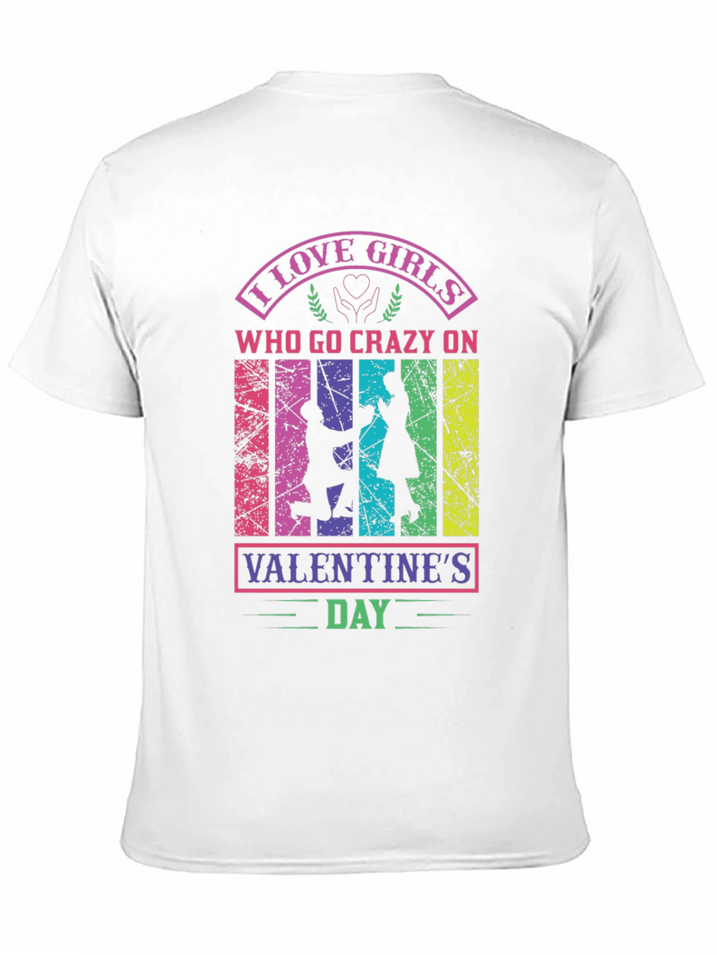 I Love Girls Valentines Day Graphic Tee