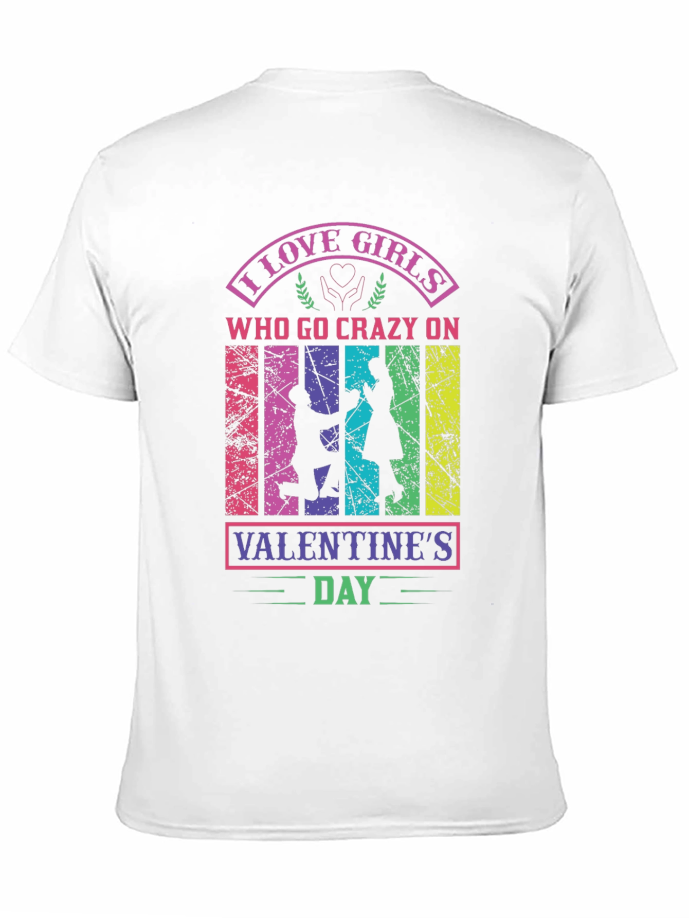 I Love Girls Valentines Day Graphic Tee