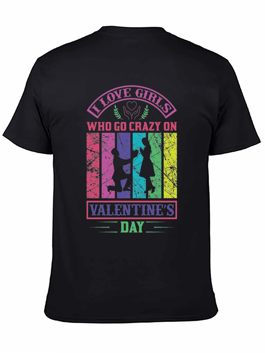 I Love Girls Valentines Day Graphic Tee