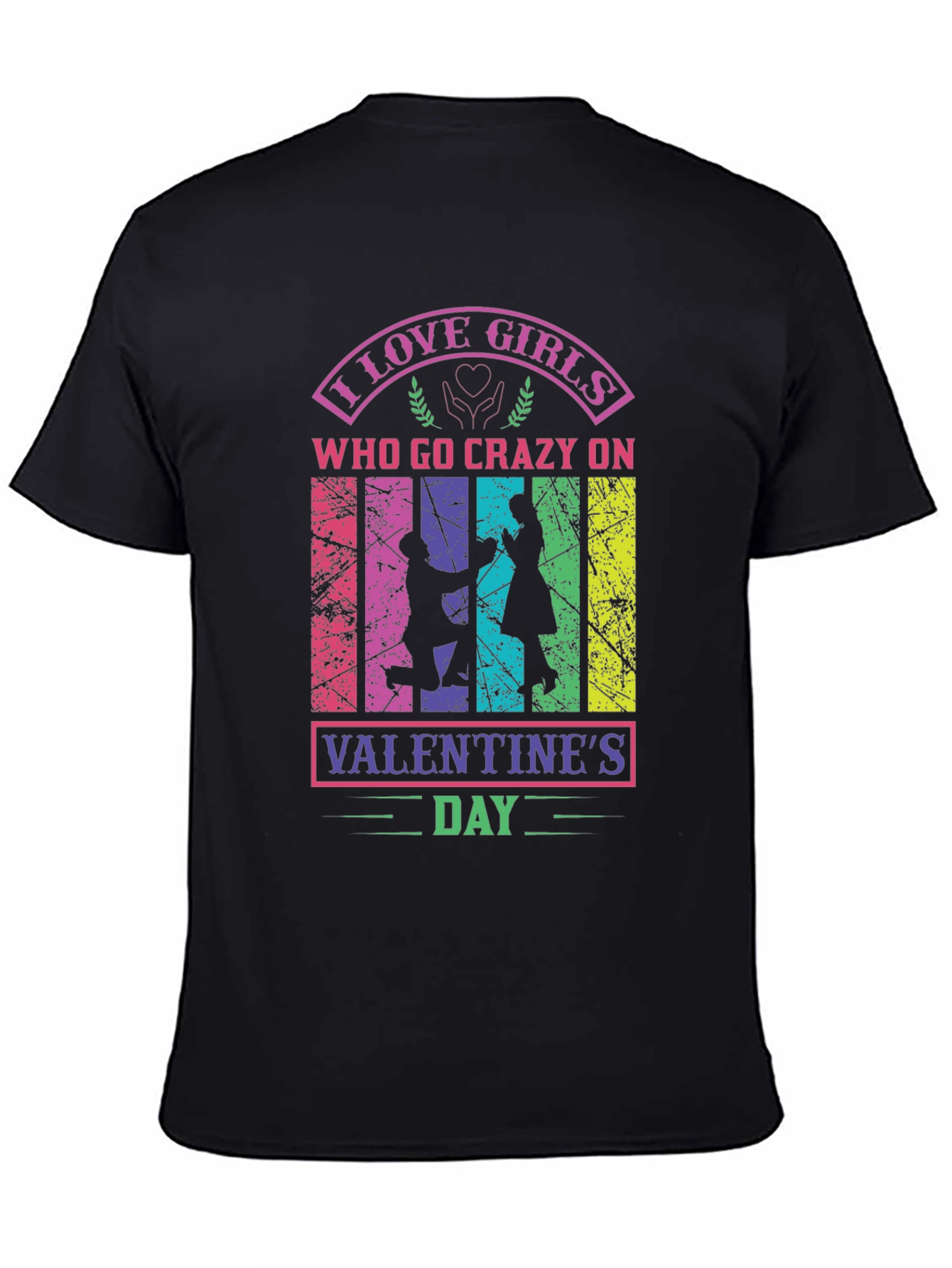 I Love Girls Valentines Day Graphic Tee