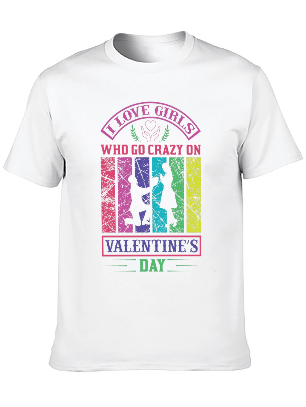 I Love Girls Valentines Day Graphic Tee