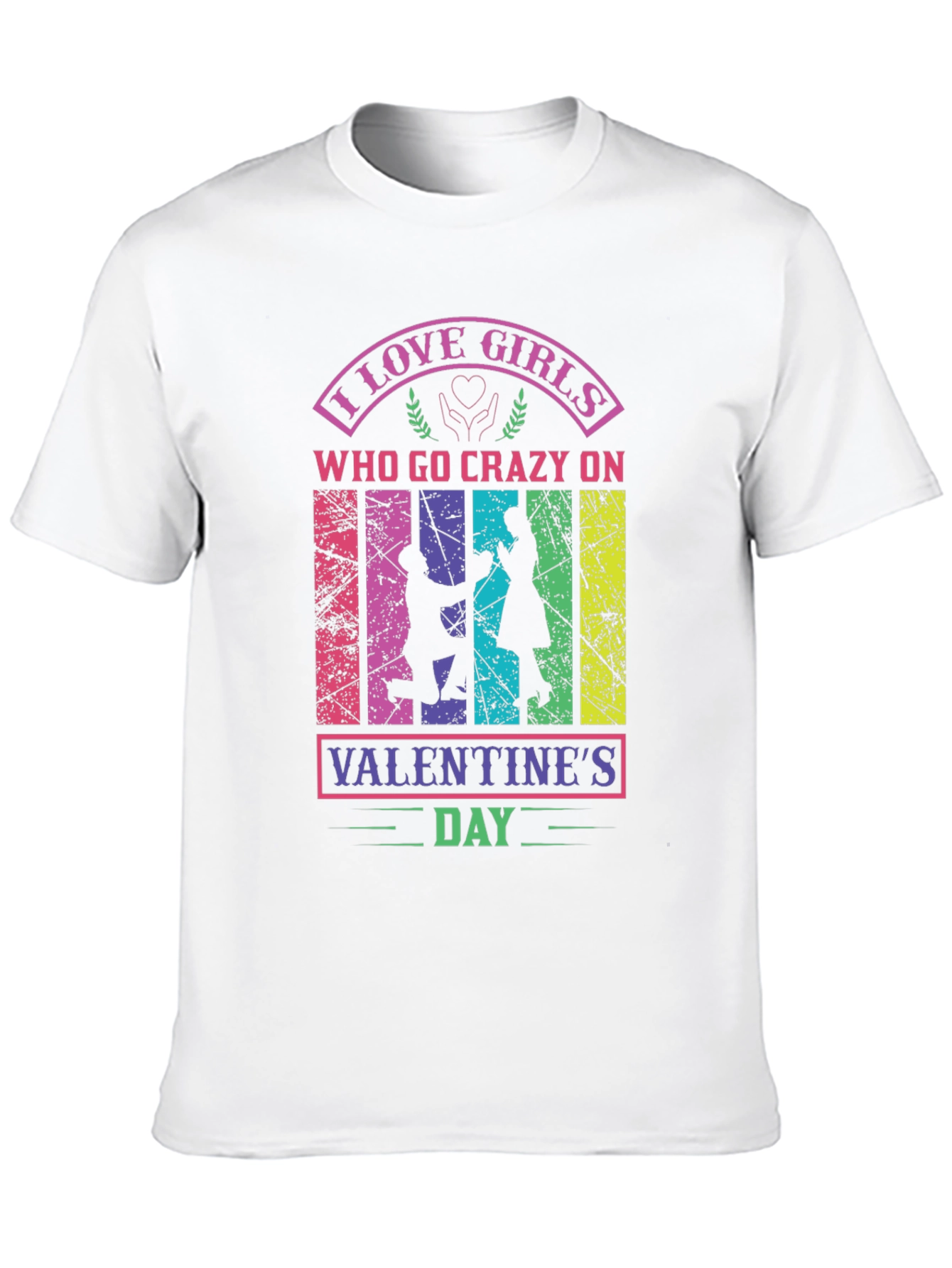 I Love Girls Valentines Day Graphic Tee