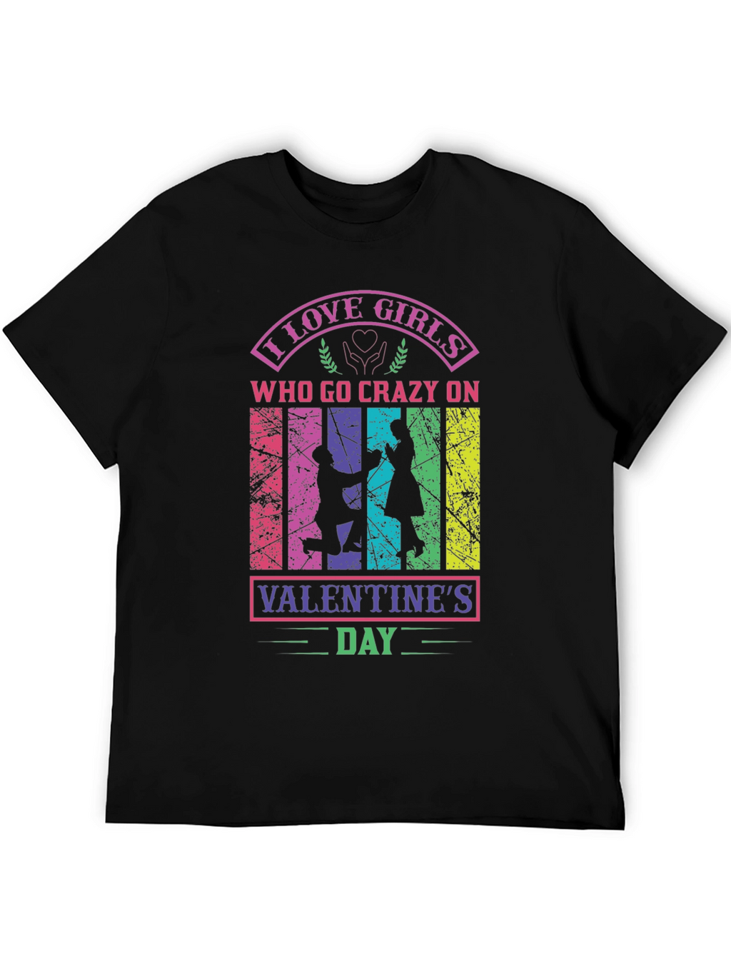 I Love Girls Valentines Day Graphic Tee