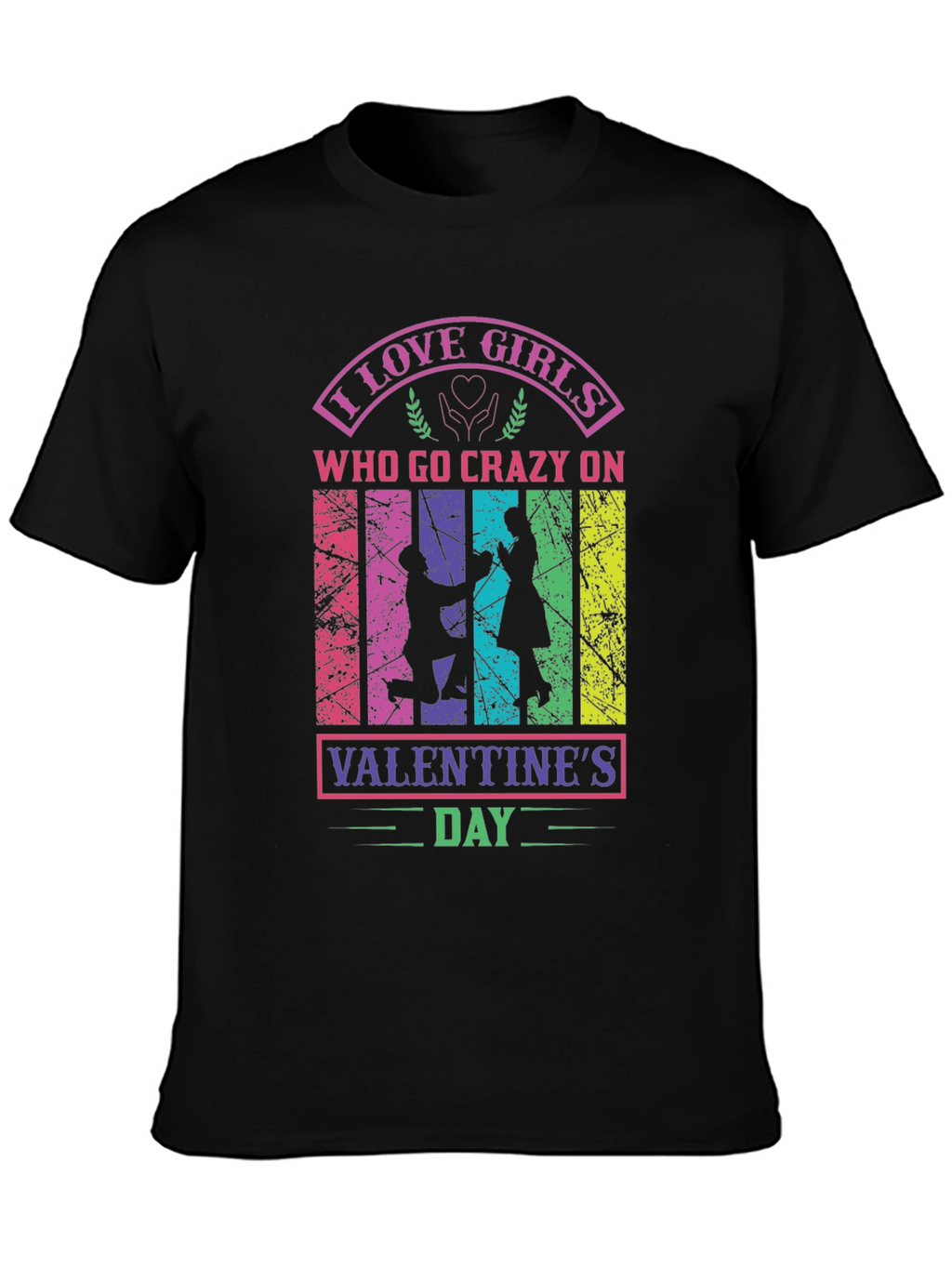 I Love Girls Valentines Day Graphic Tee