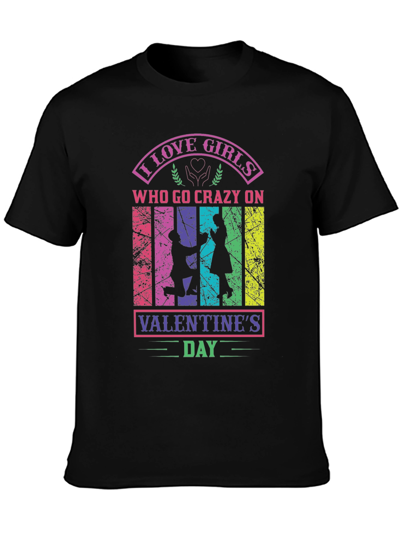 I Love Girls Valentines Day Graphic Tee