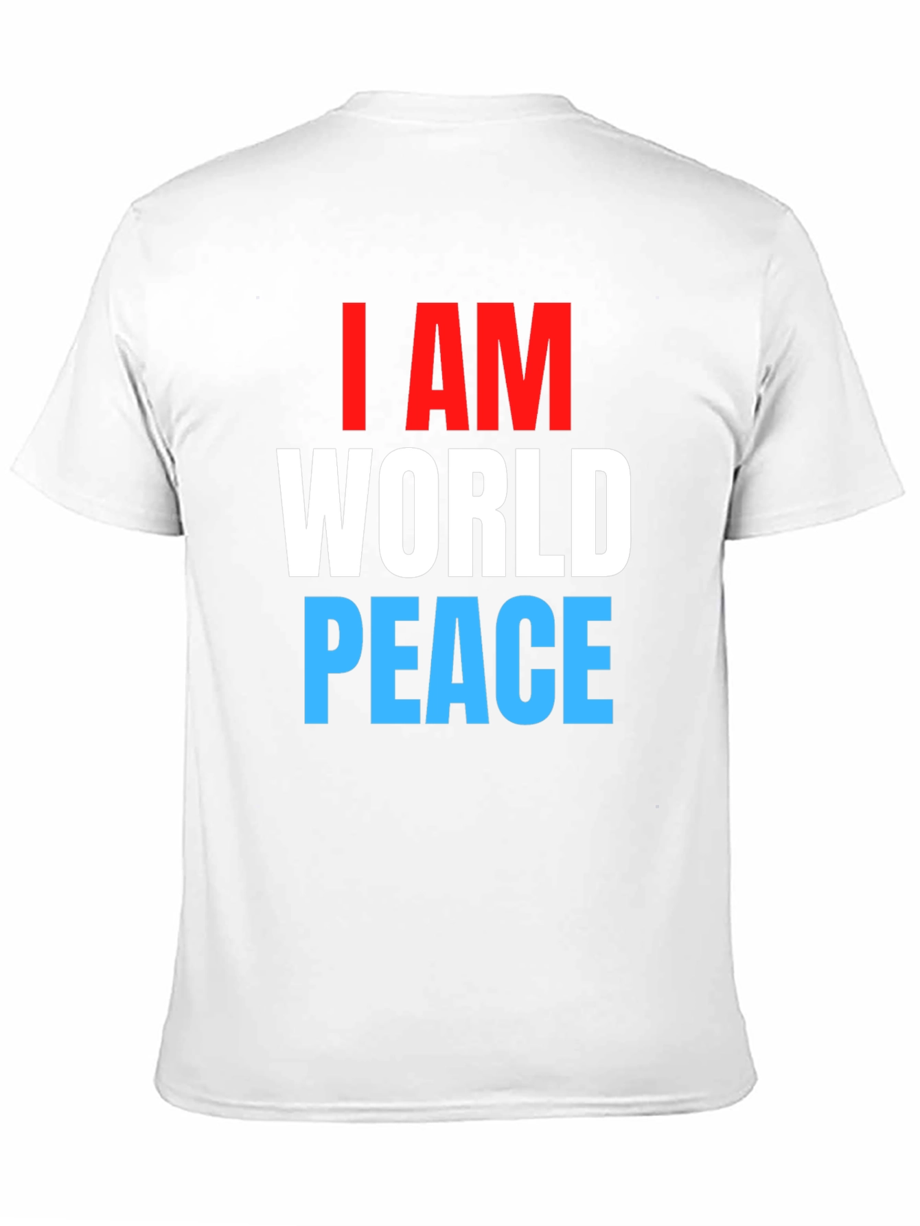 I AM World Peace Black T-Shirt