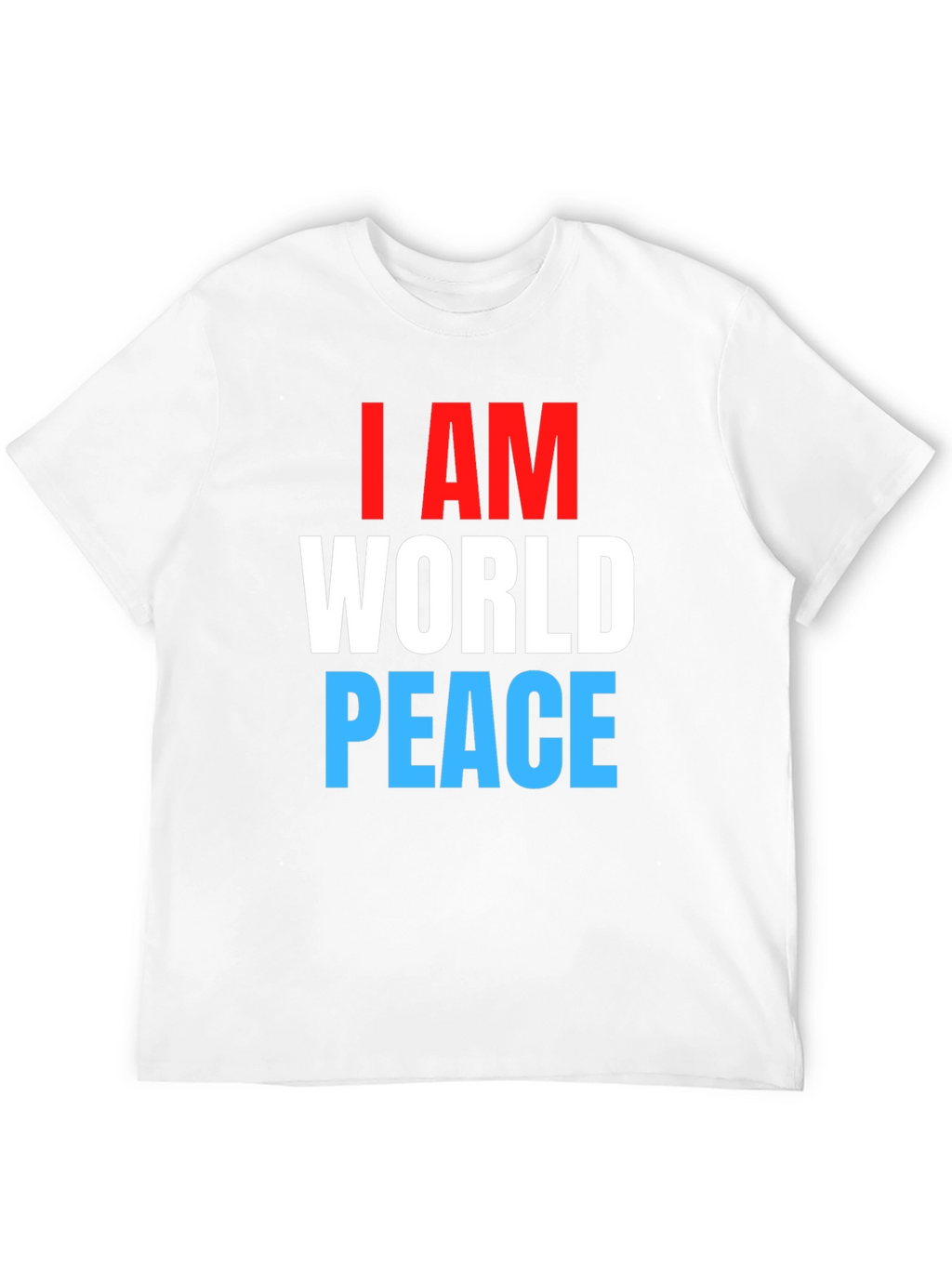 I AM World Peace Black T-Shirt