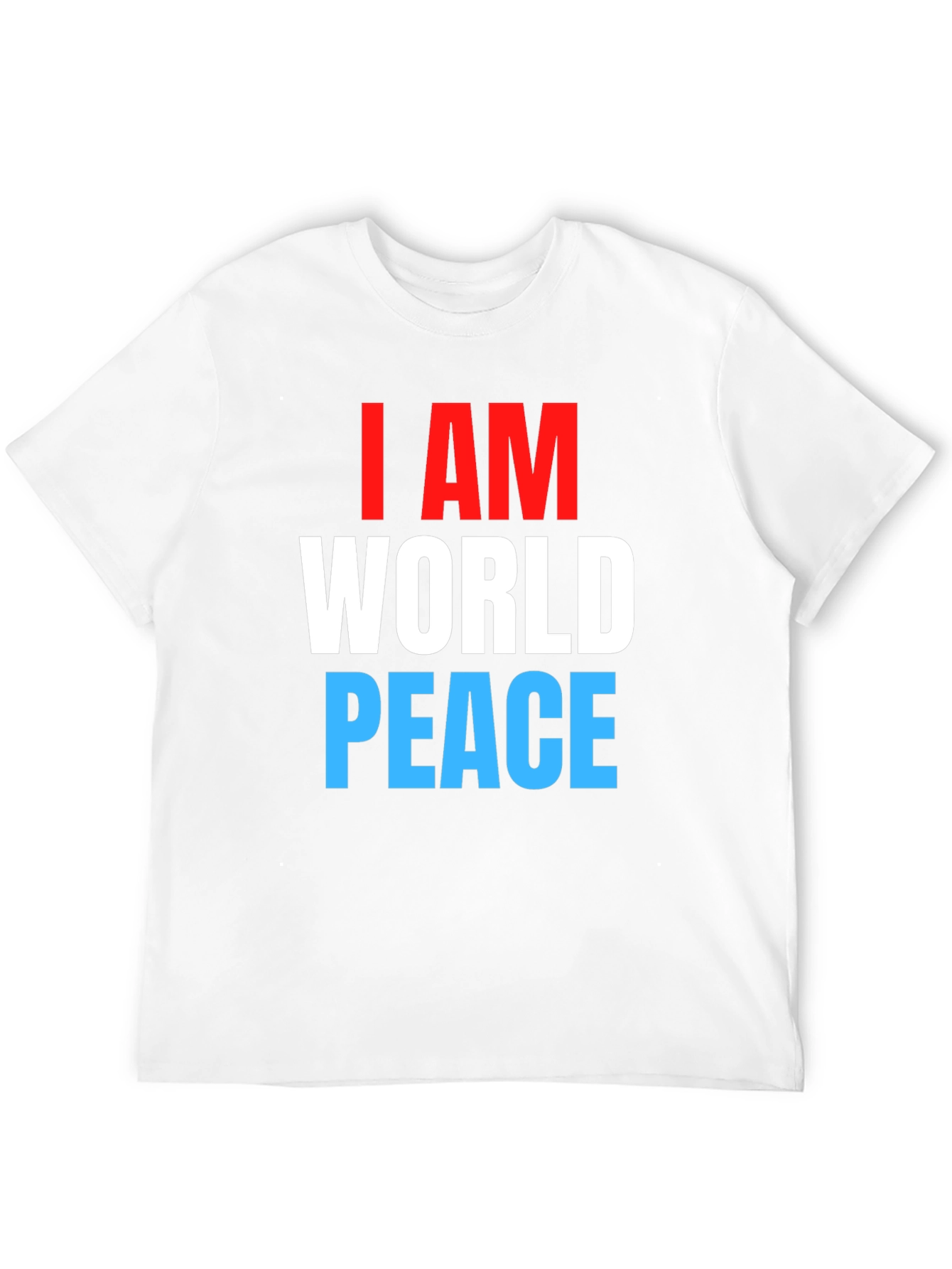 I AM World Peace Black T-Shirt