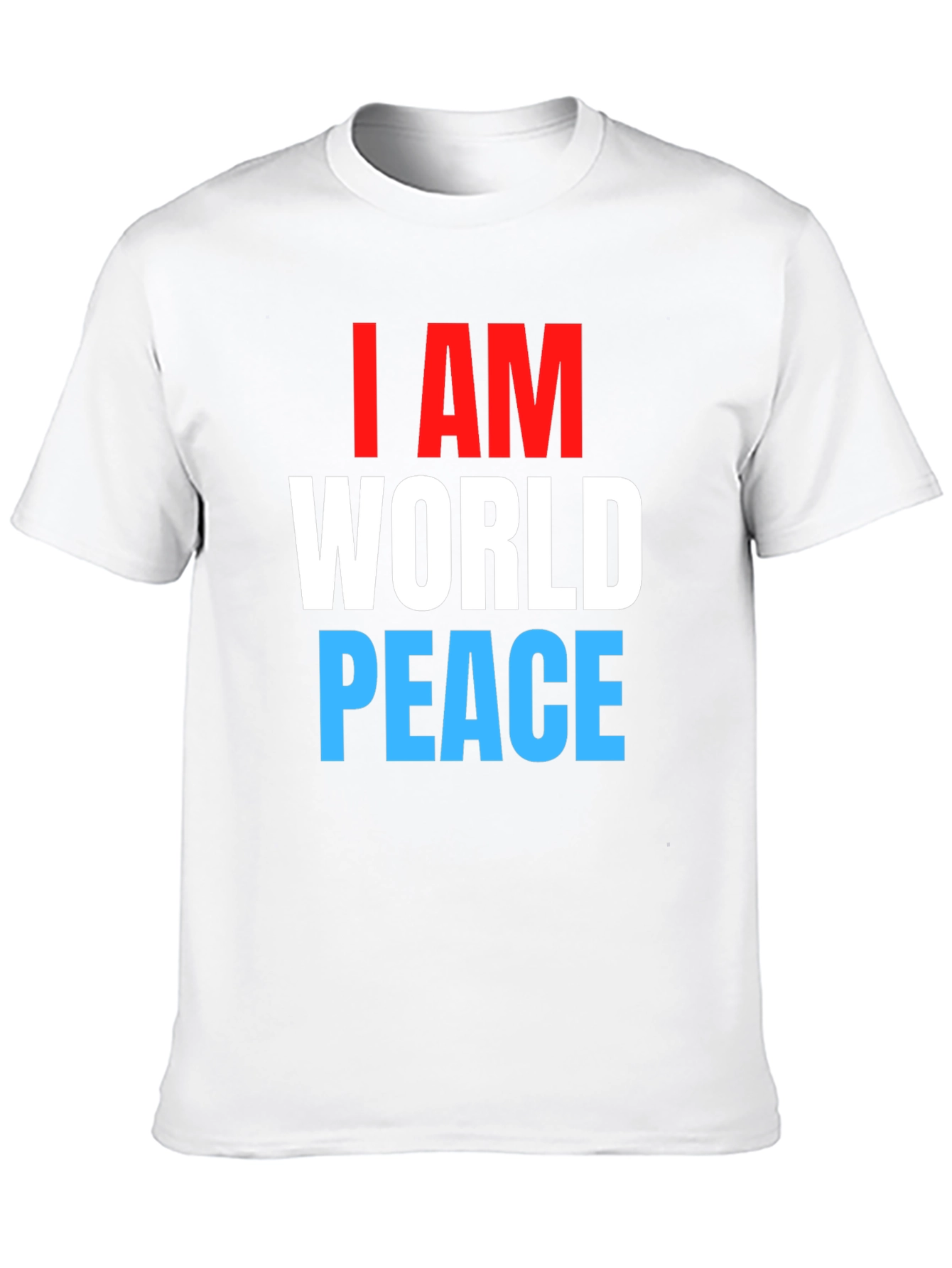 I AM World Peace Black T-Shirt