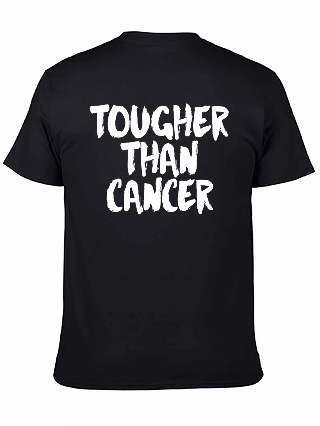 Tougher Than Cancer Awareness T-Shirt - Black