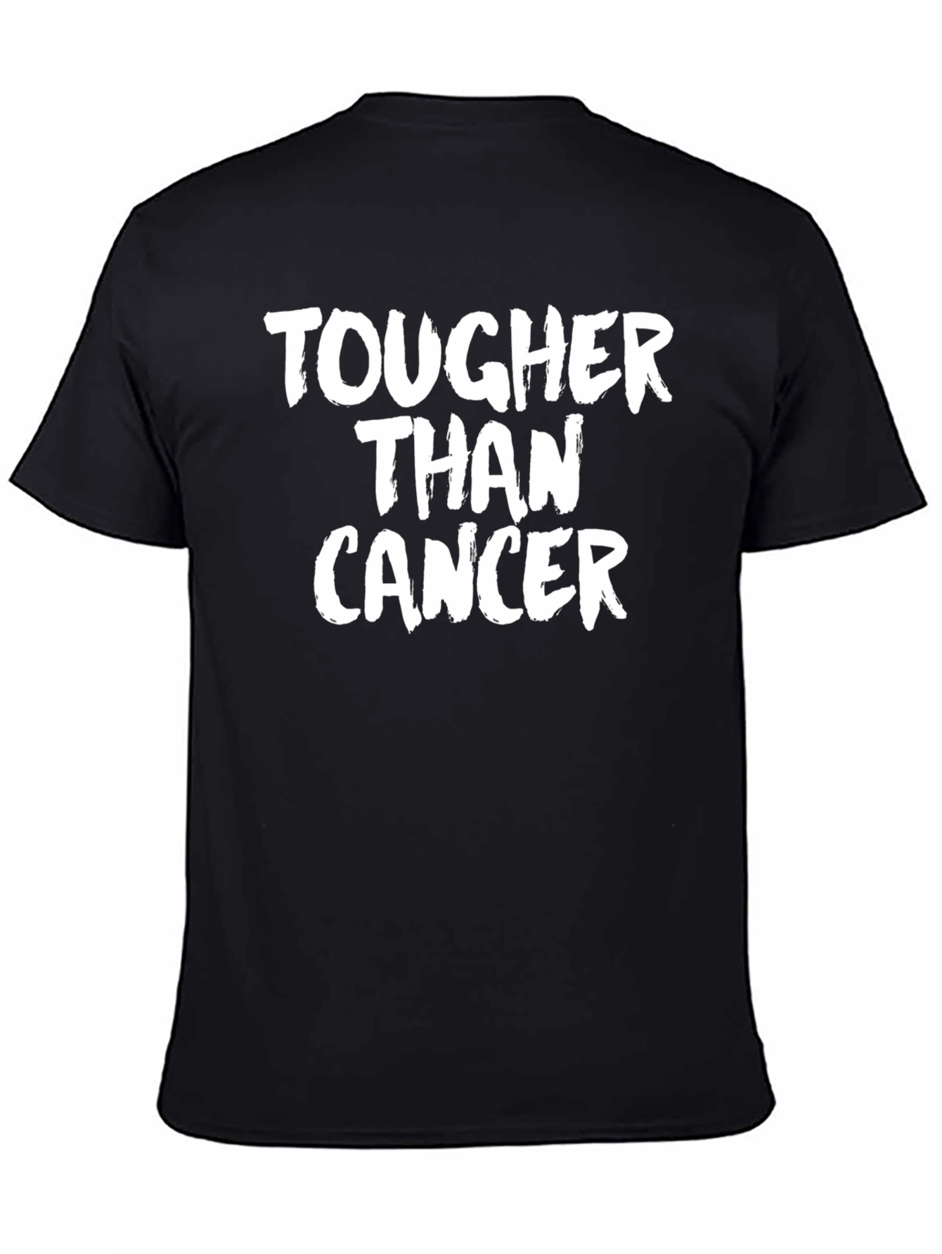 Tougher Than Cancer Awareness T-Shirt - Black