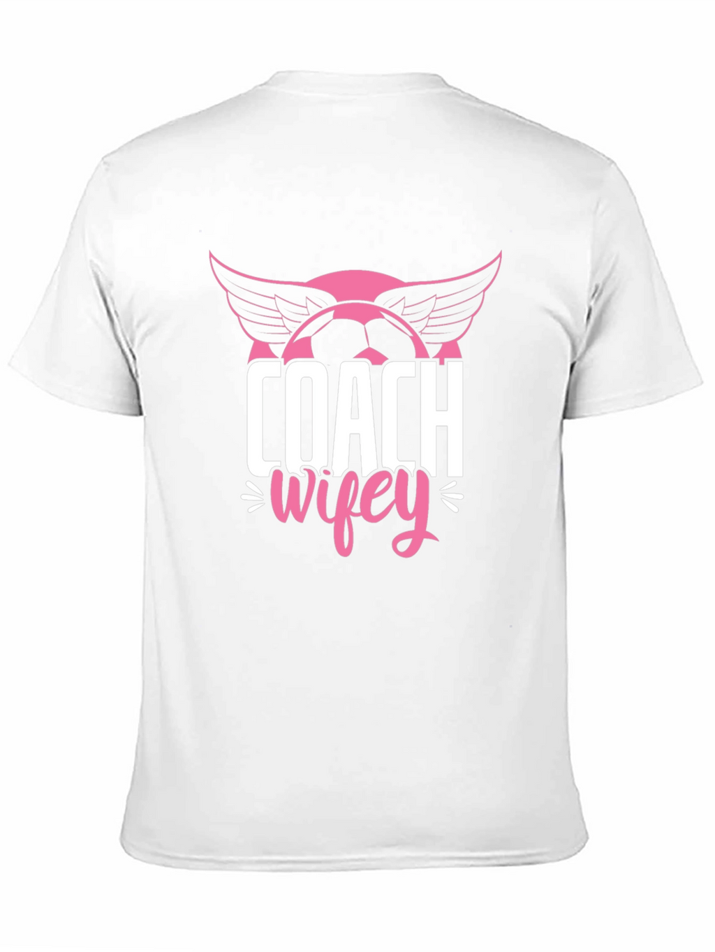 Coach Wifey Soccer T-Shirt - Novelty Graphic Tee