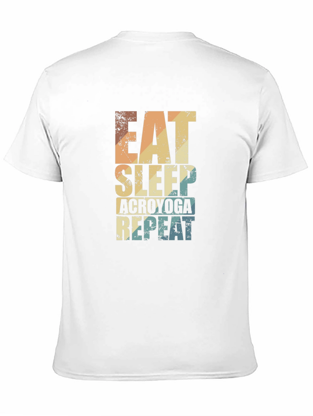 Eat Sleep Acroyoga Repeat T-Shirt - Black