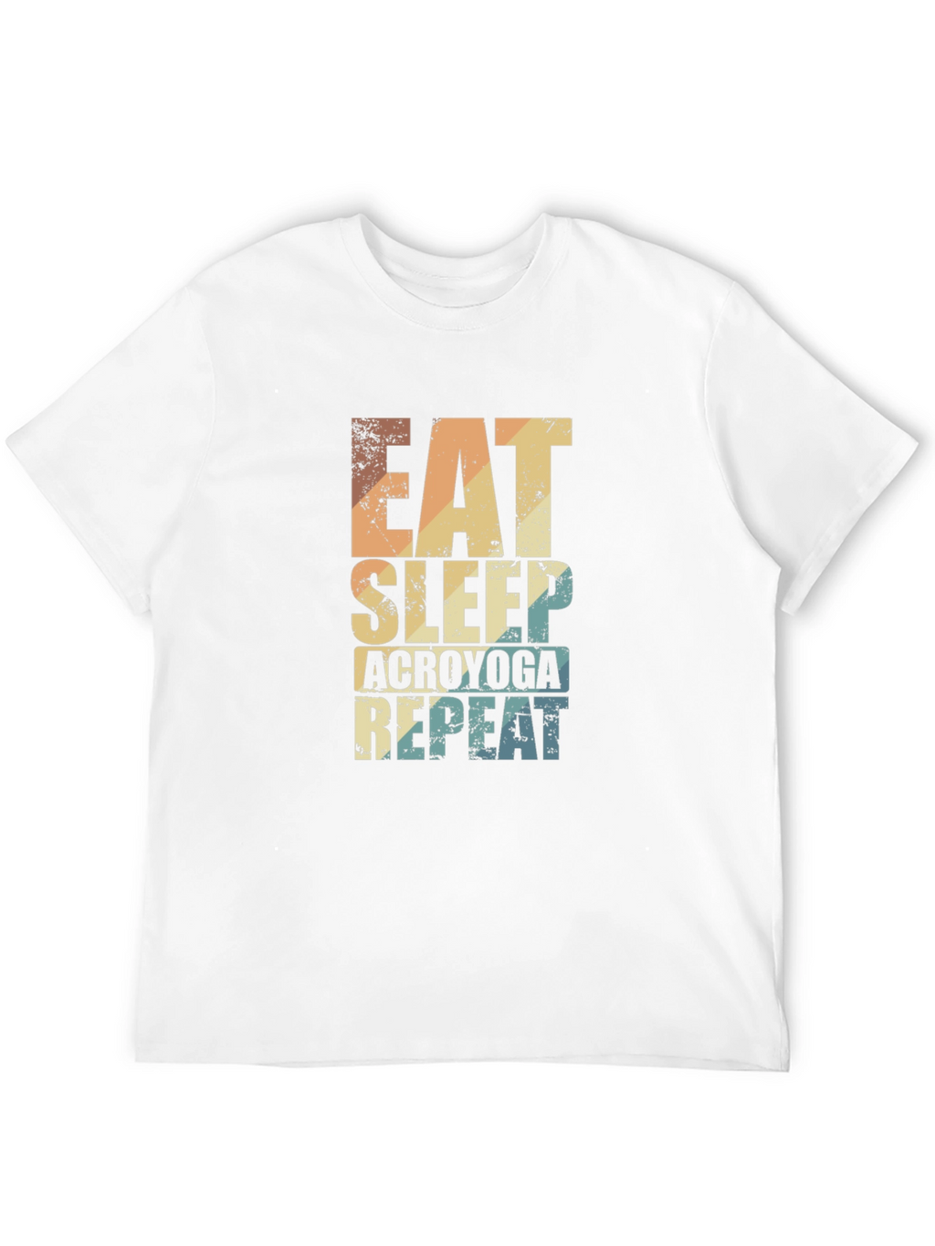 Eat Sleep Acroyoga Repeat T-Shirt - Black