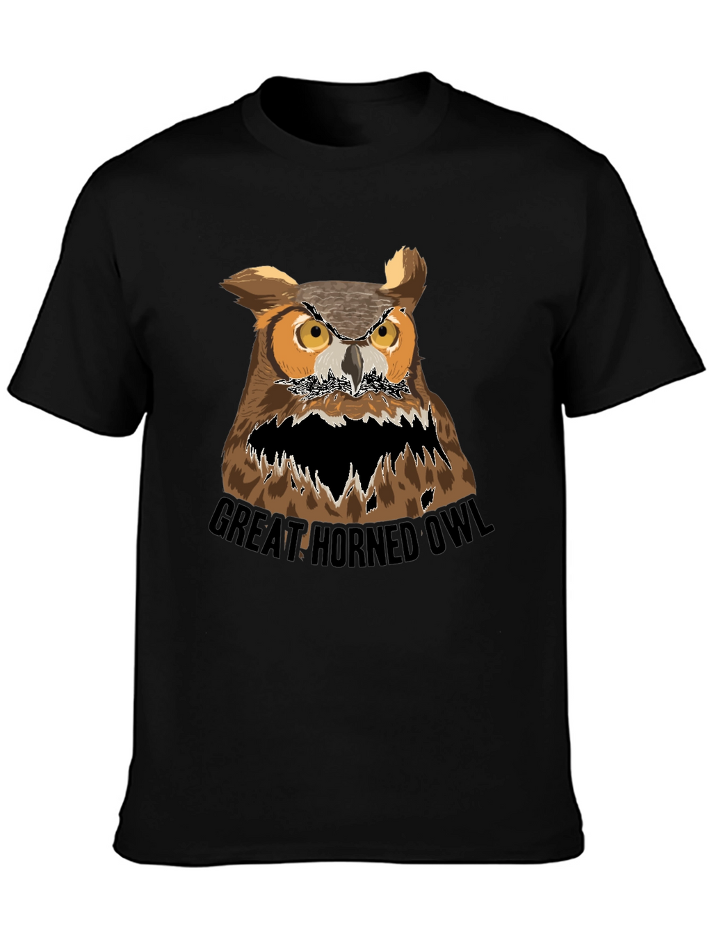 Great Horned Owl Graphic Tee