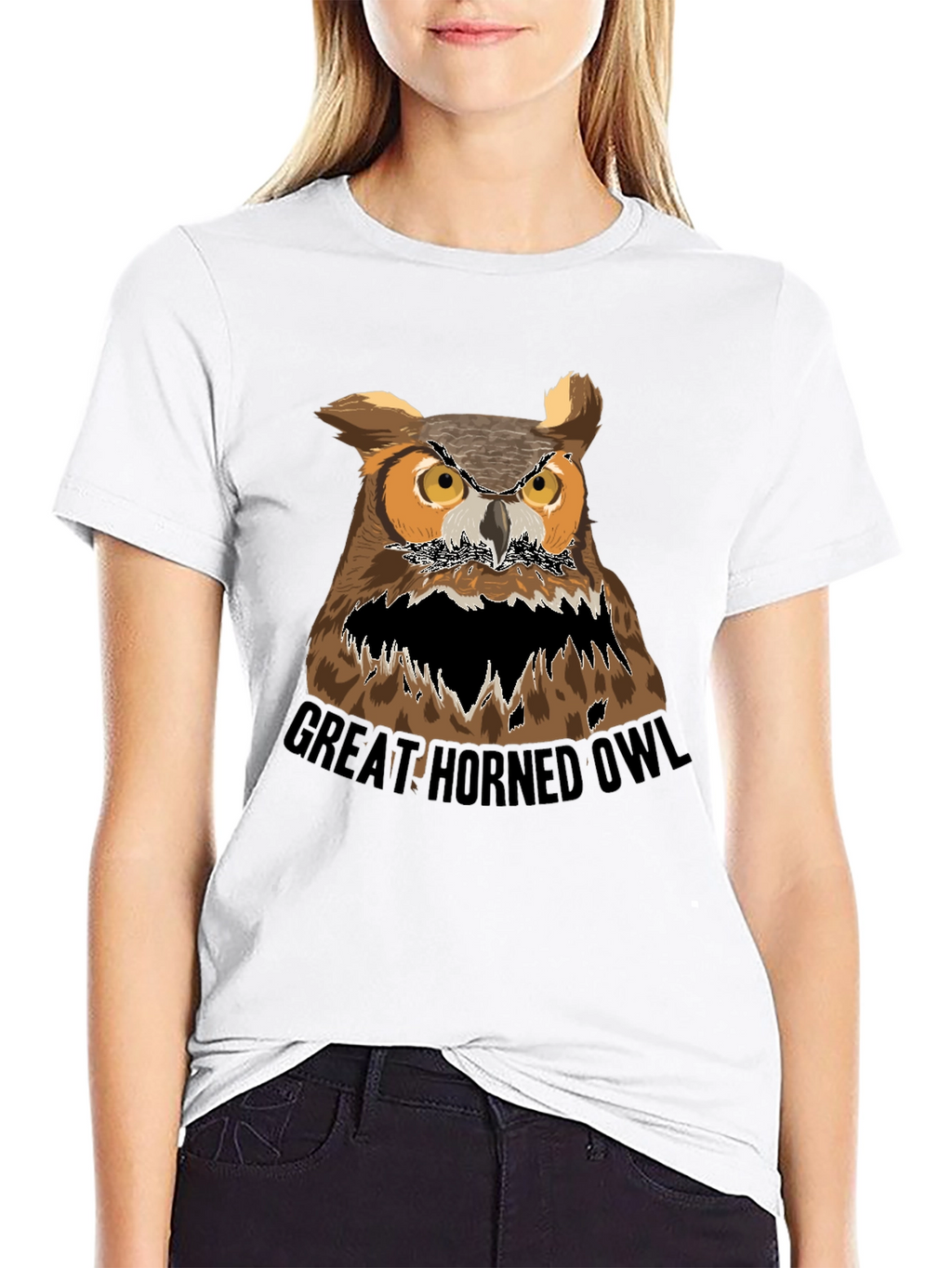 Great Horned Owl Graphic Tee