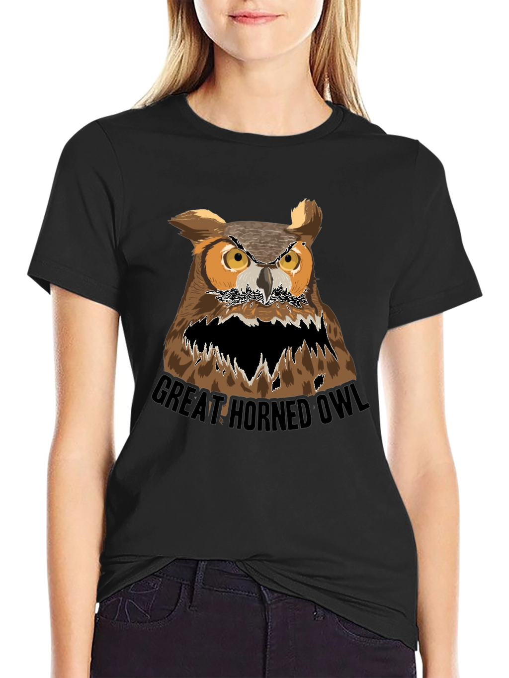 Great Horned Owl Graphic Tee