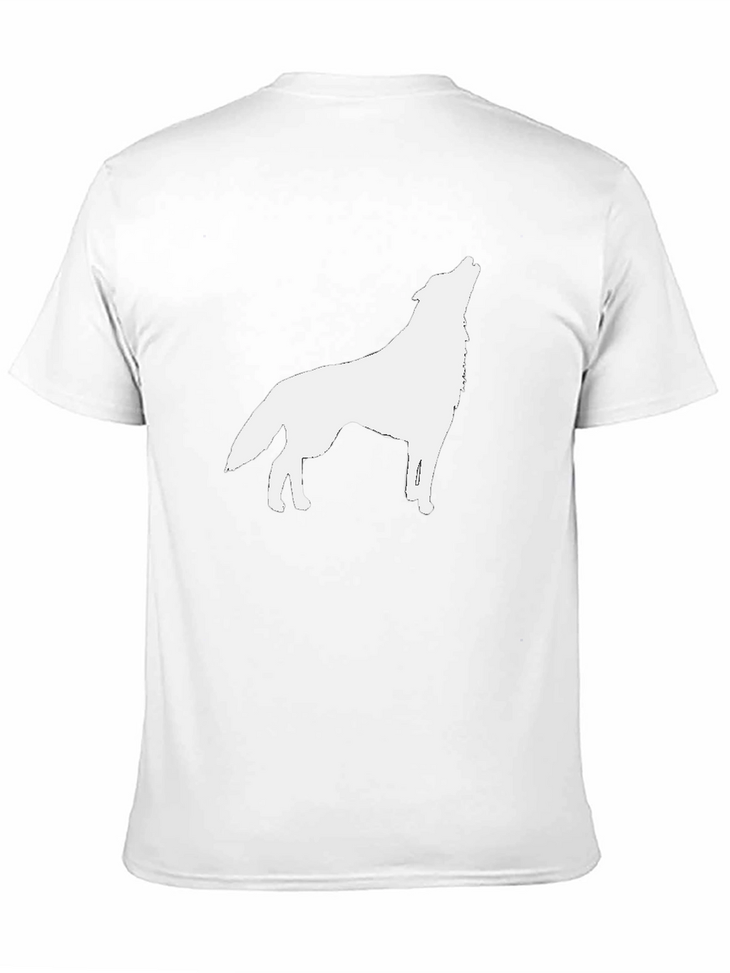 Wolf Howl Graphic Tee - Black Cotton T-Shirt