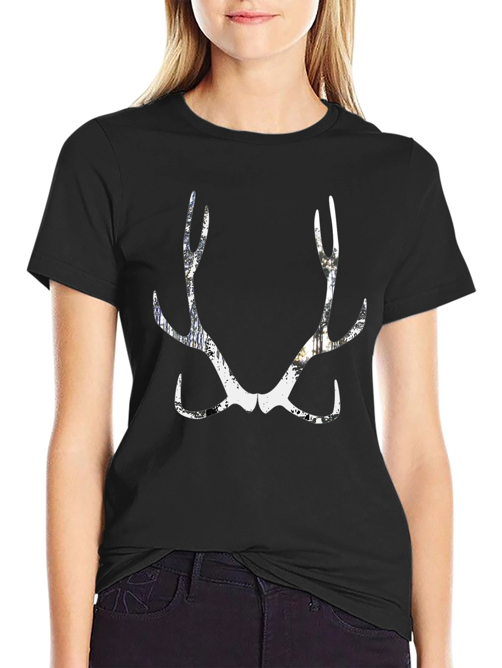 Antler Graphic T-Shirt - Urban Style