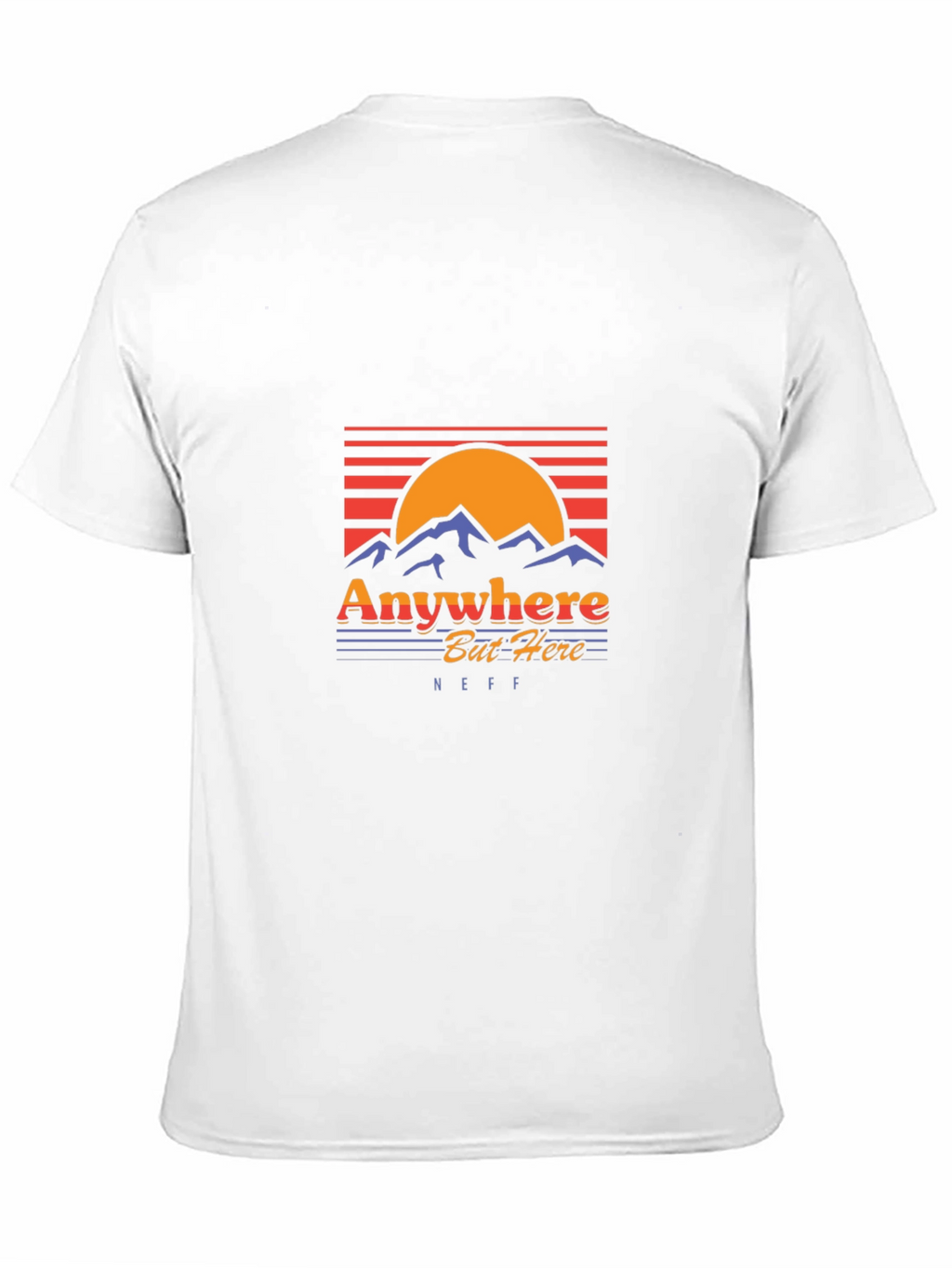 Anywhere But Here Black Graphic Tee - NEFF