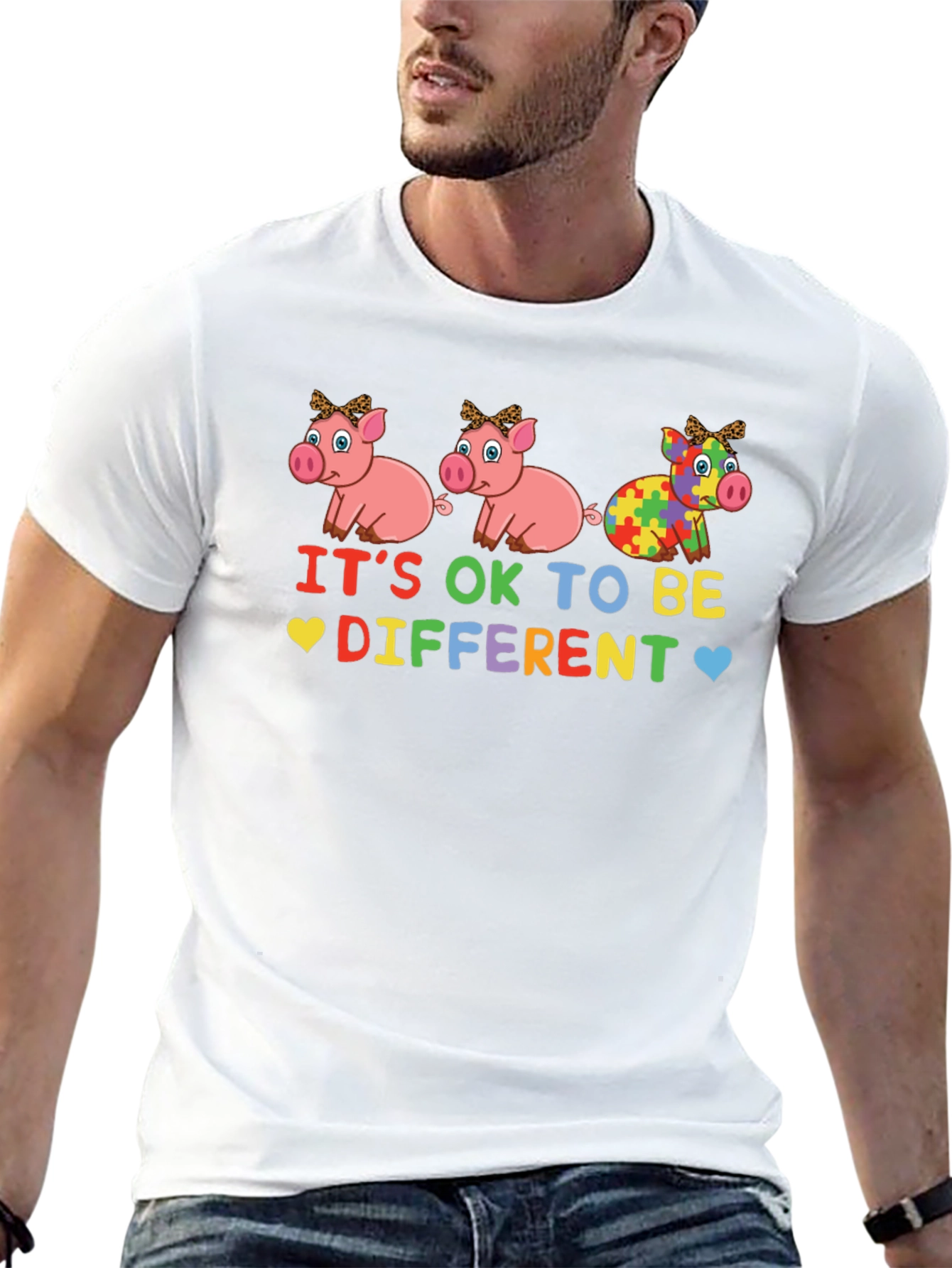 Its OK to Be Different Autism Awareness T-Shirt