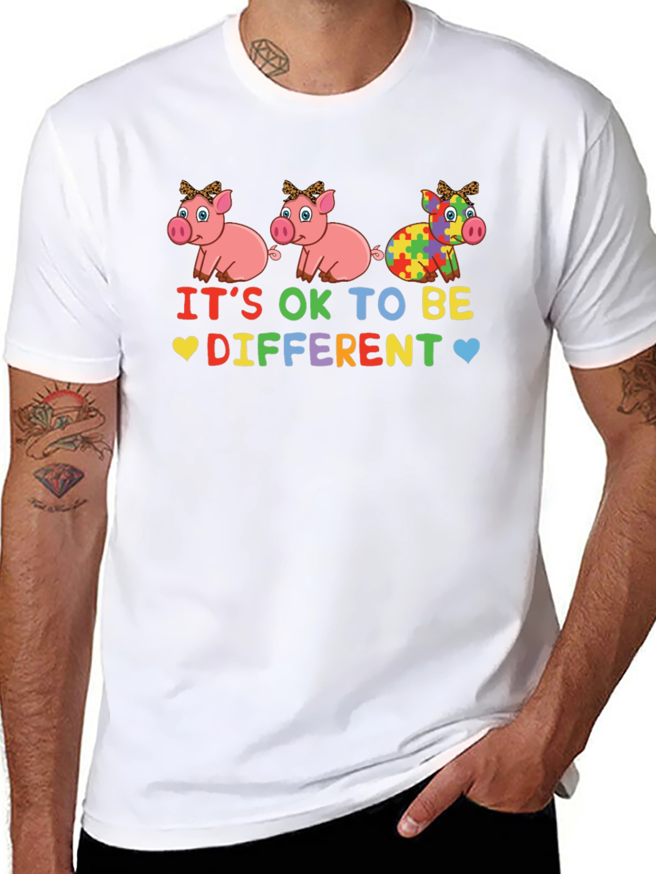 Its OK to Be Different Autism Awareness T-Shirt