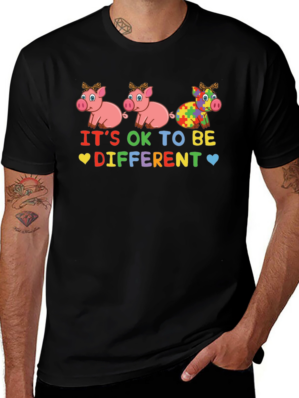 Its OK to Be Different Autism Awareness T-Shirt