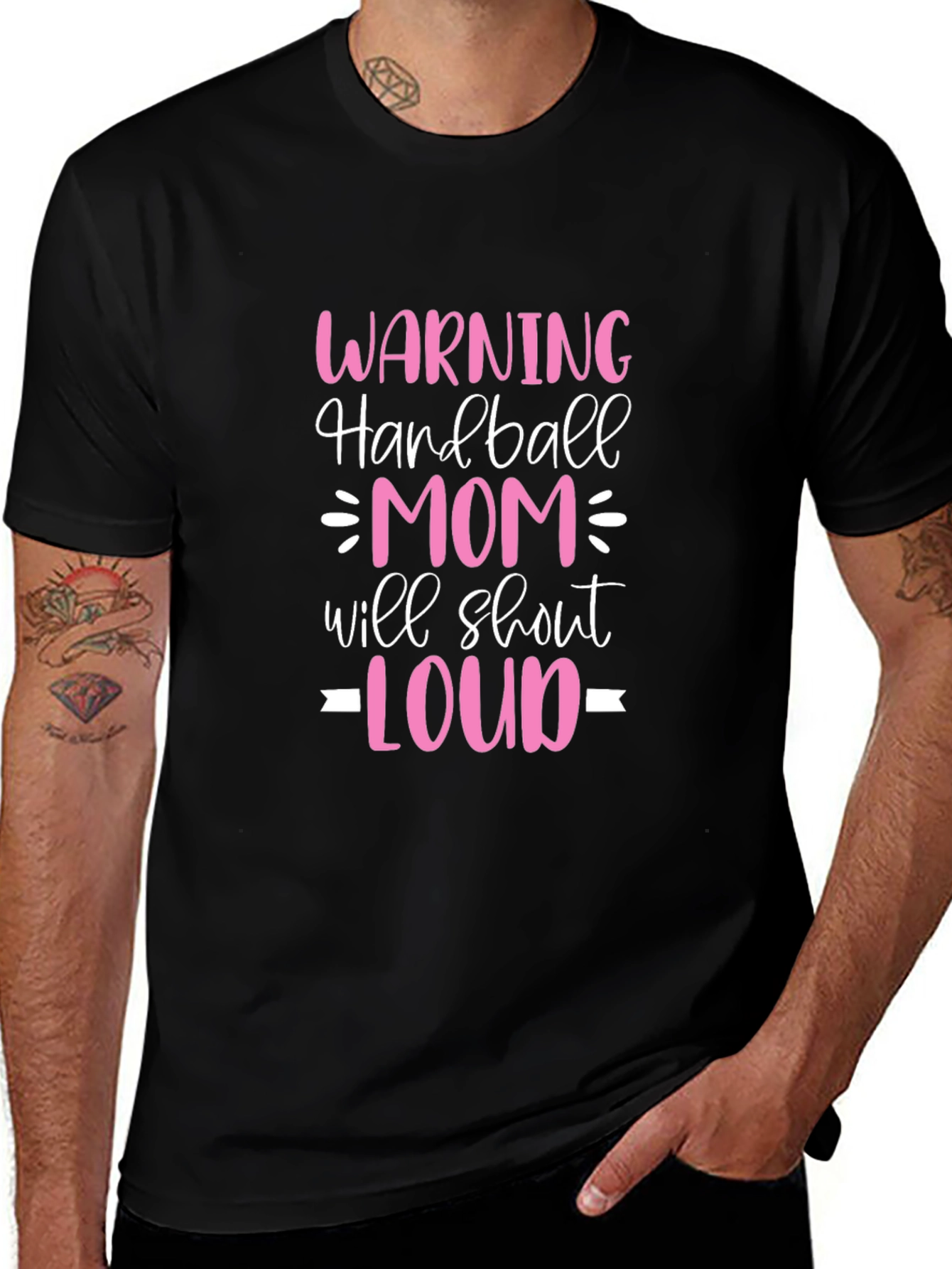Handball Mom Warning T-Shirt