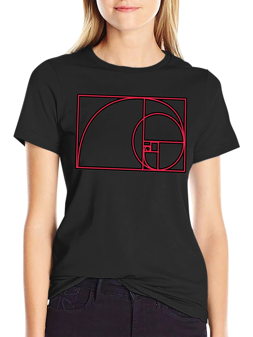Golden Ratio Black Graphic Tee