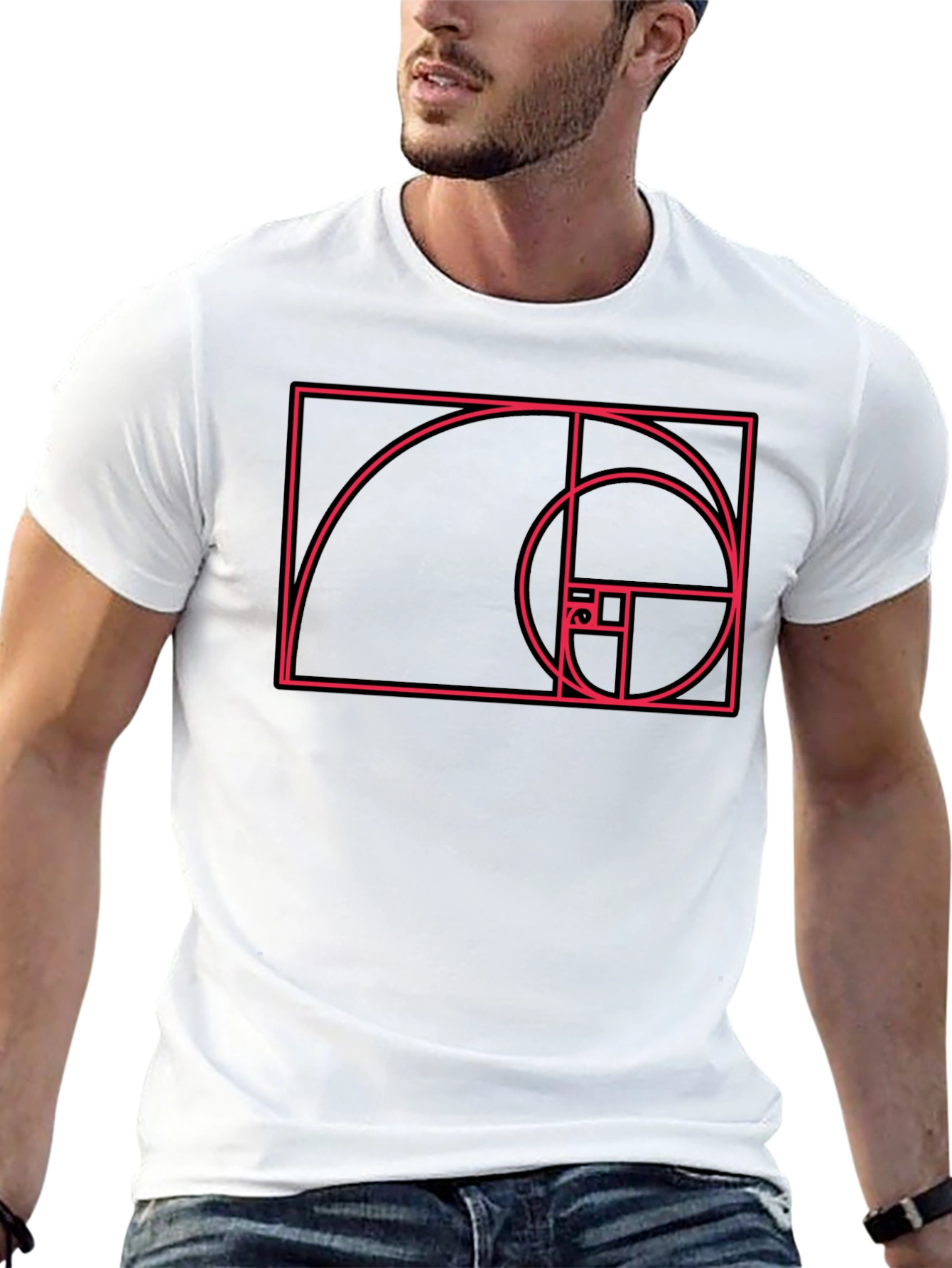 Golden Ratio Black Graphic Tee