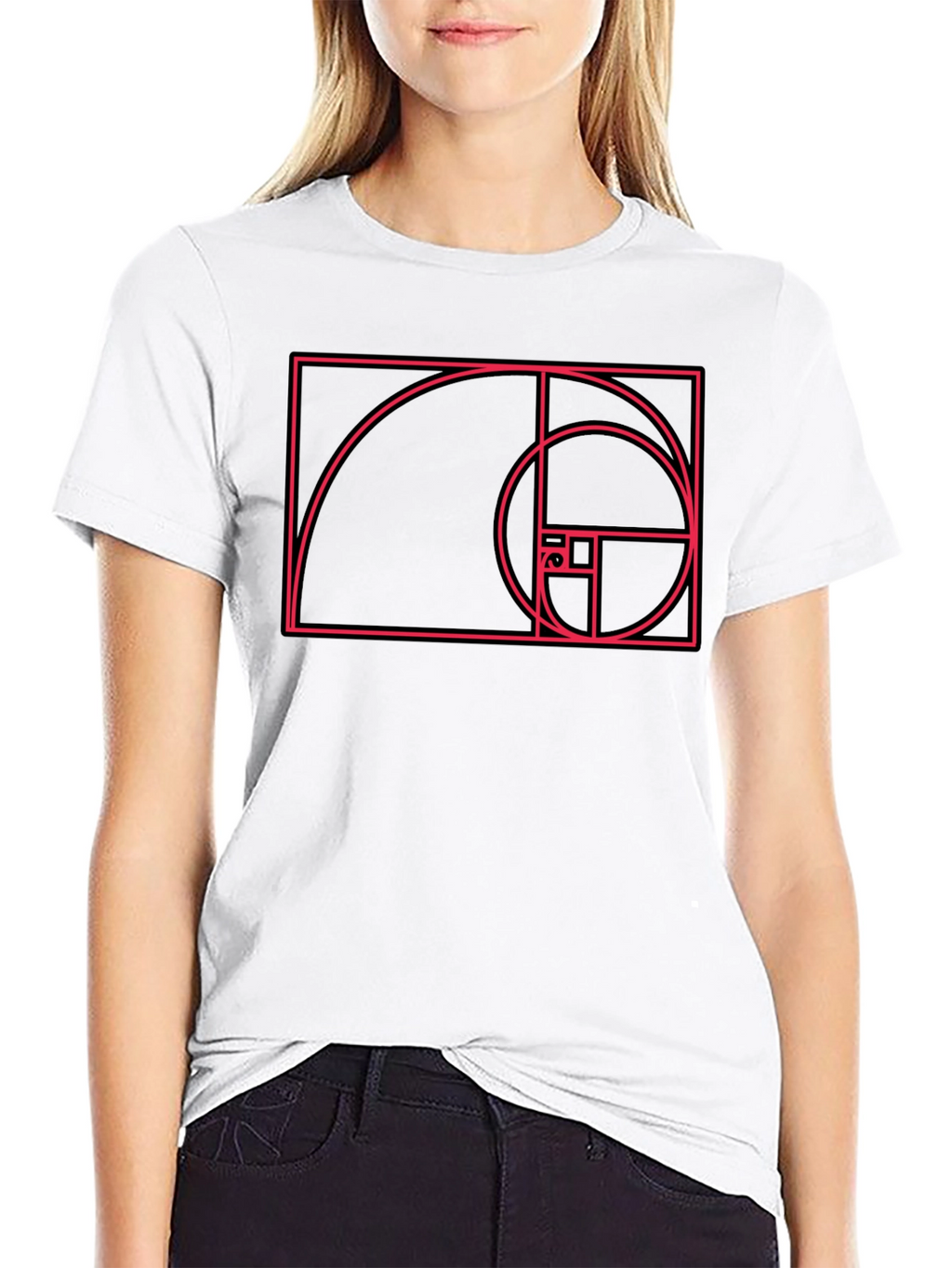 Golden Ratio Black Graphic Tee
