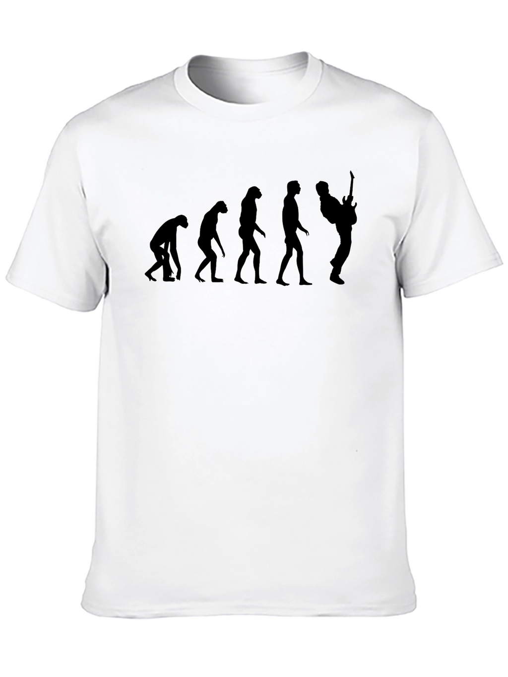 Evolution of Rocker Black T-Shirt