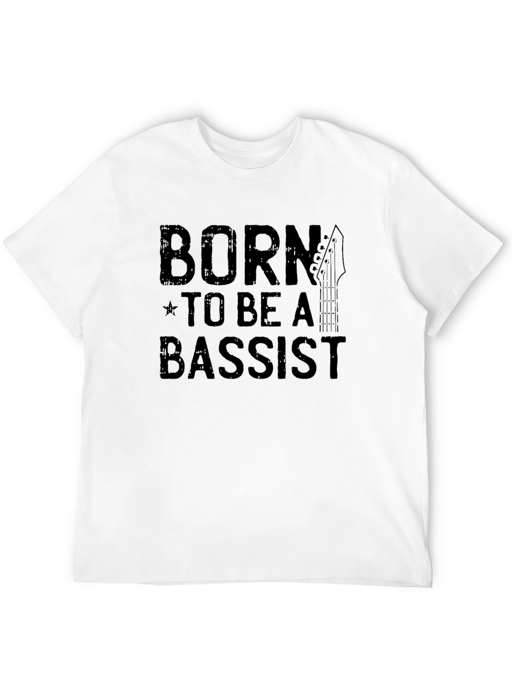 Born to be a Bassist Black Graphic Tee
