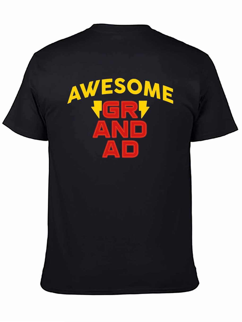 Awesome Grandad T-Shirt Black