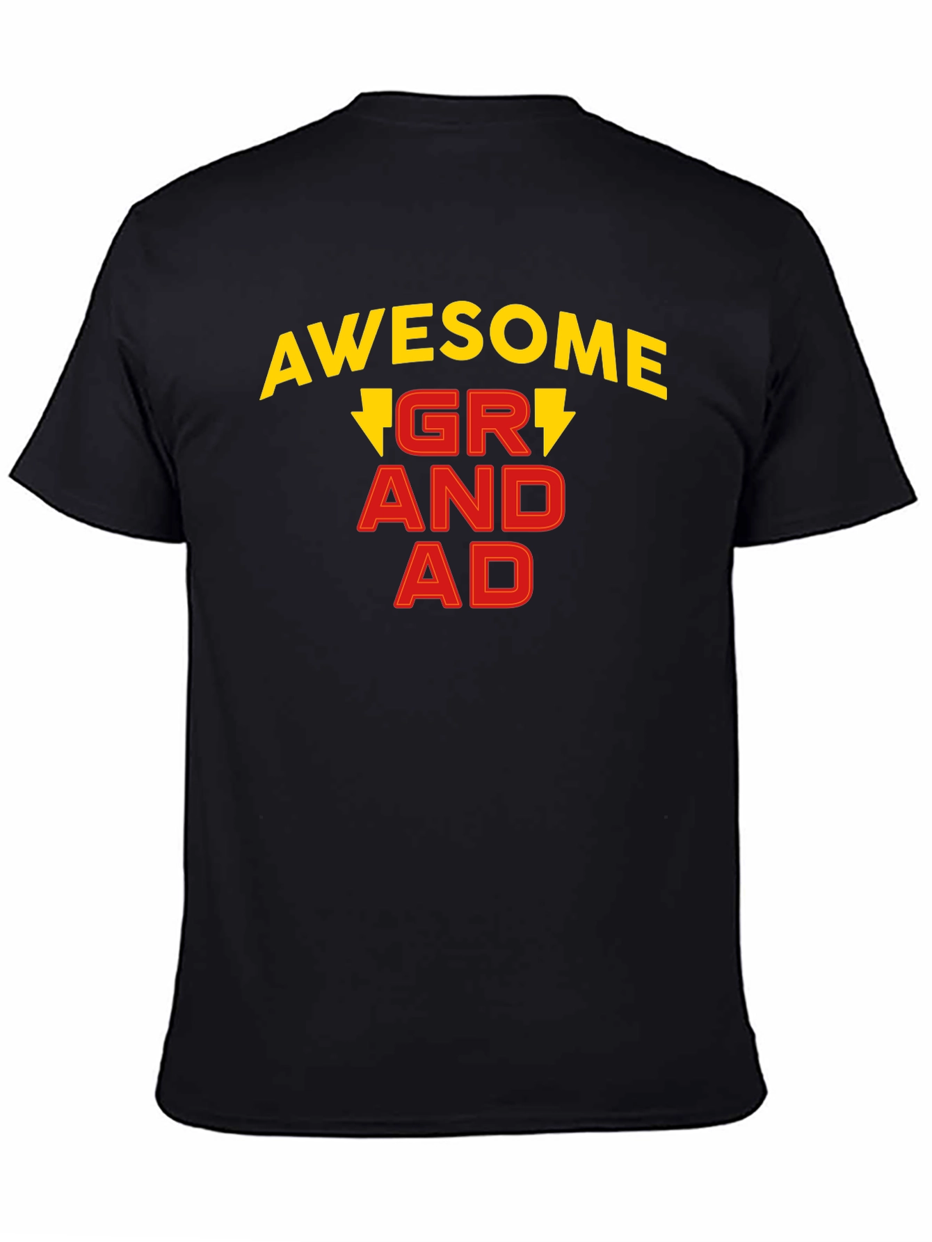 Awesome Grandad T-Shirt Black