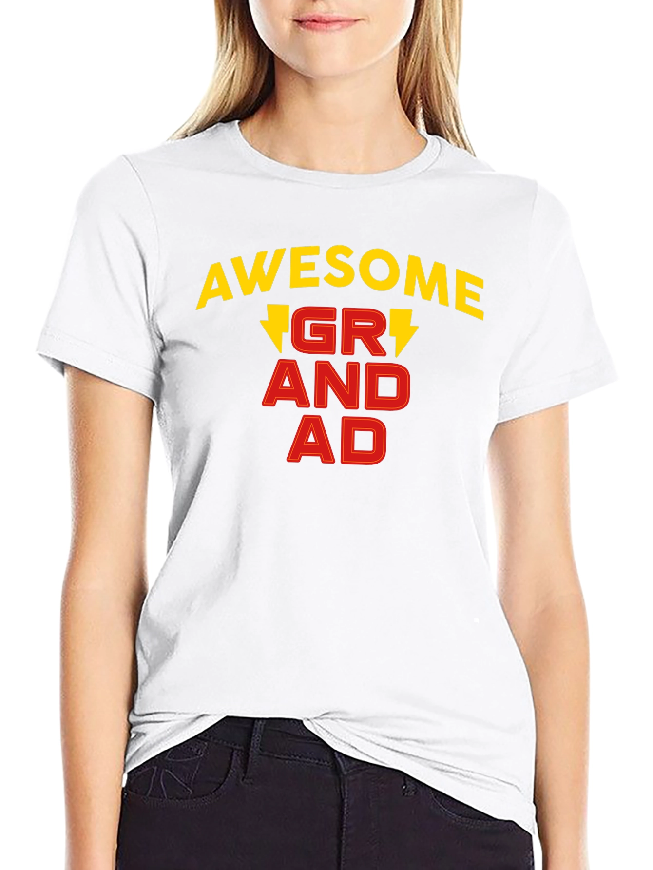 Awesome Grandad T-Shirt Black