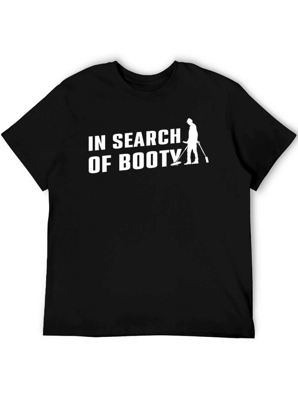 In Search of Booty Black Graphic Tee