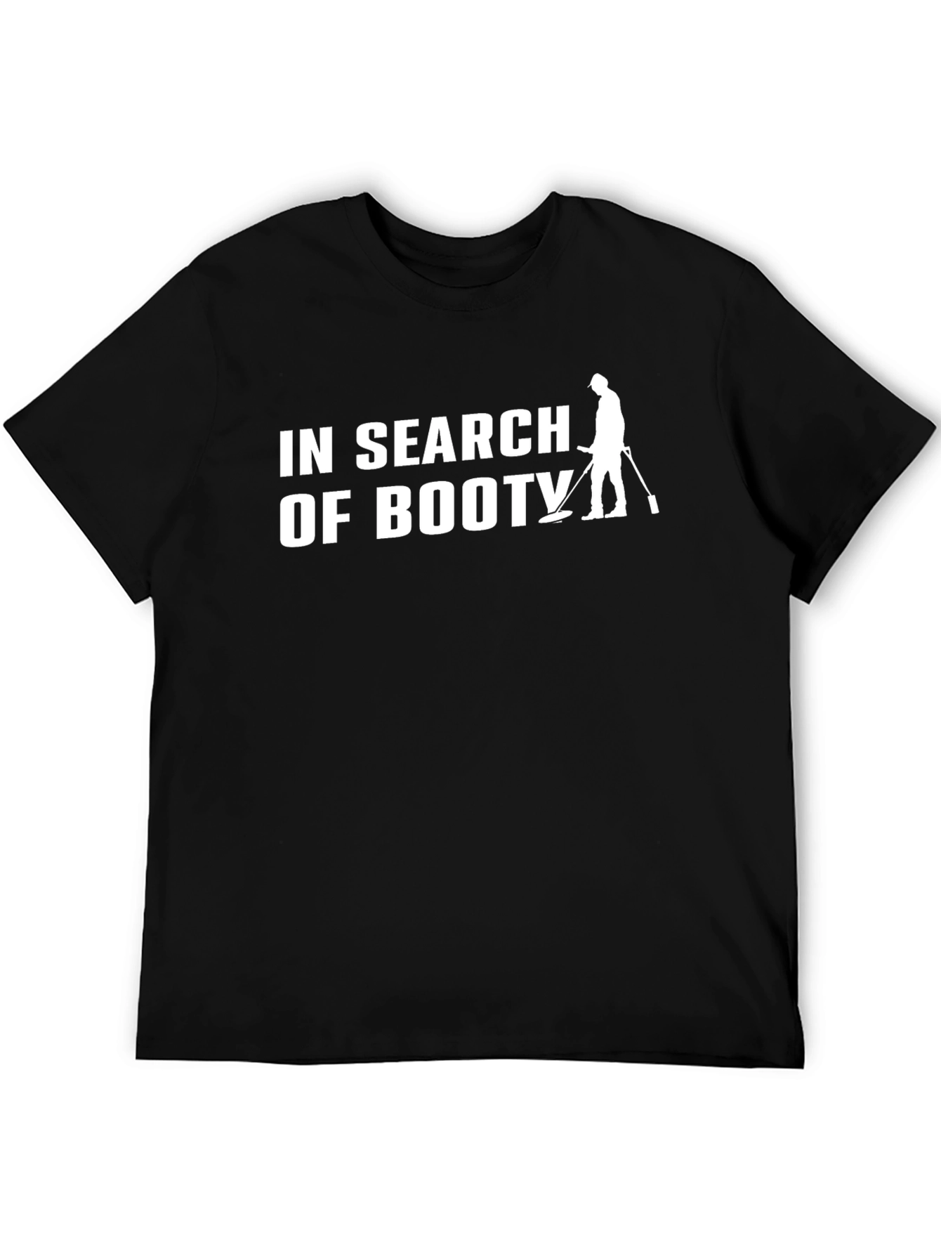 In Search of Booty Black Graphic Tee
