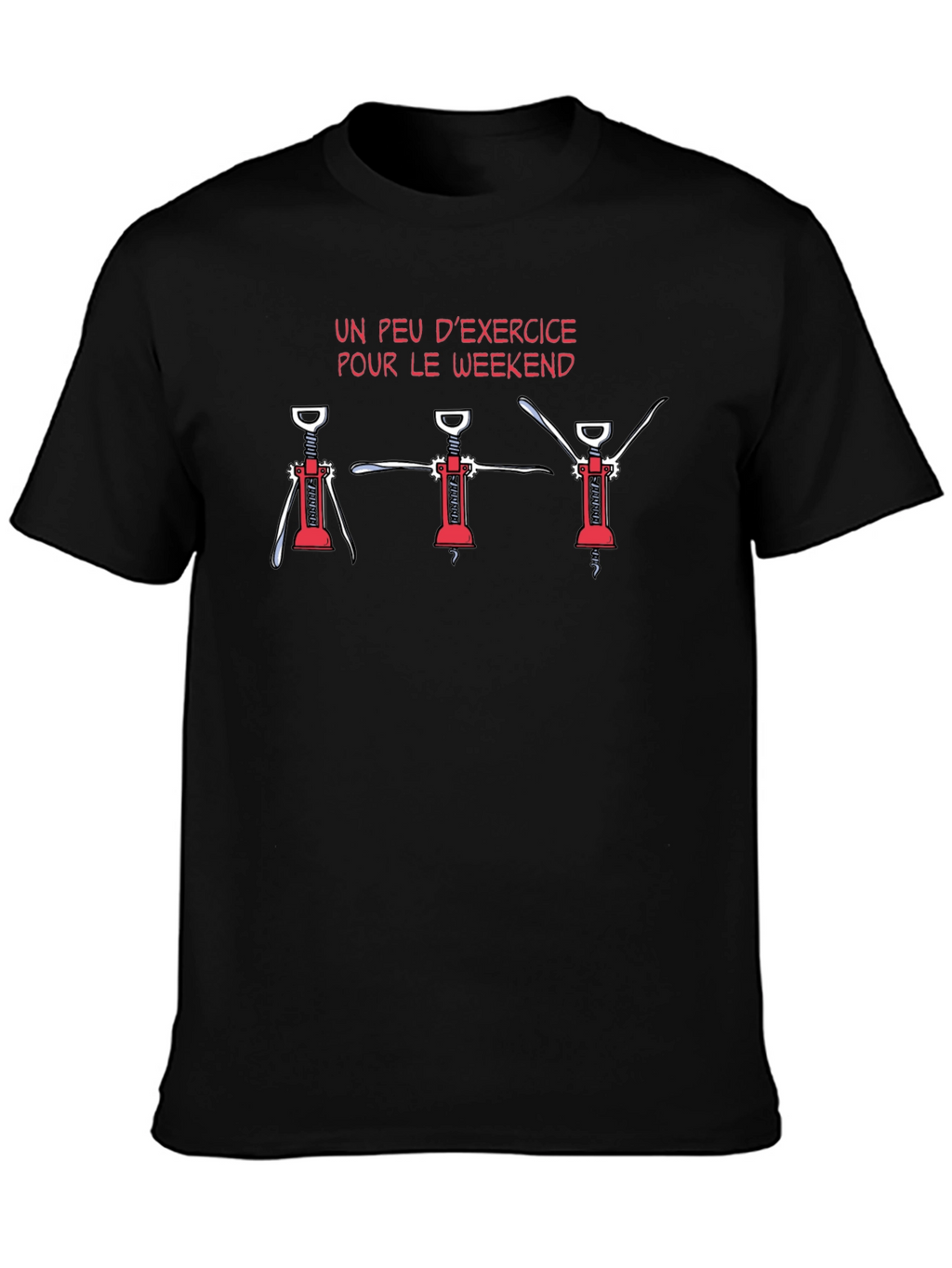 Funny Wine Exercise T-Shirt - Weekend Edition