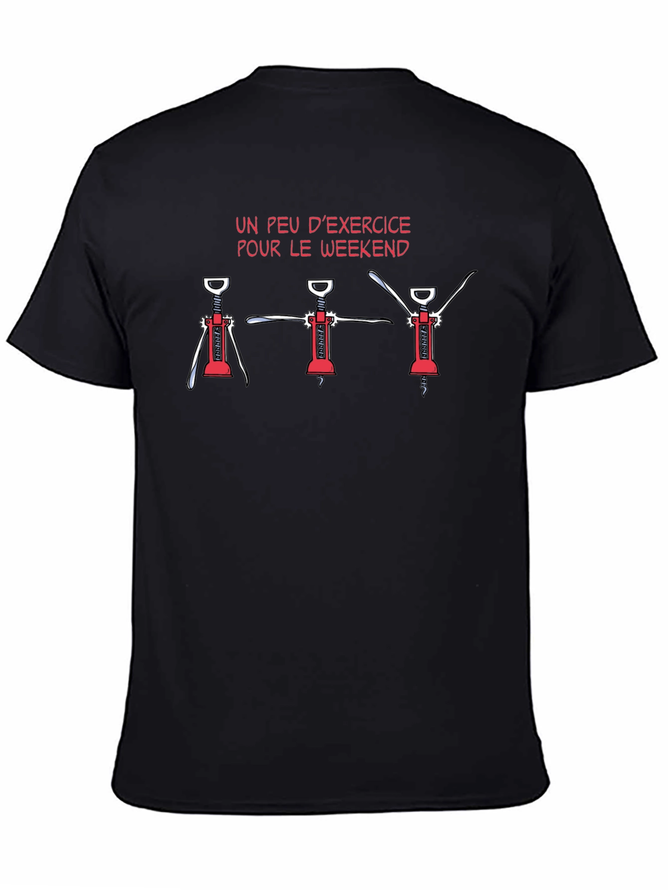 Funny Wine Exercise T-Shirt - Weekend Edition