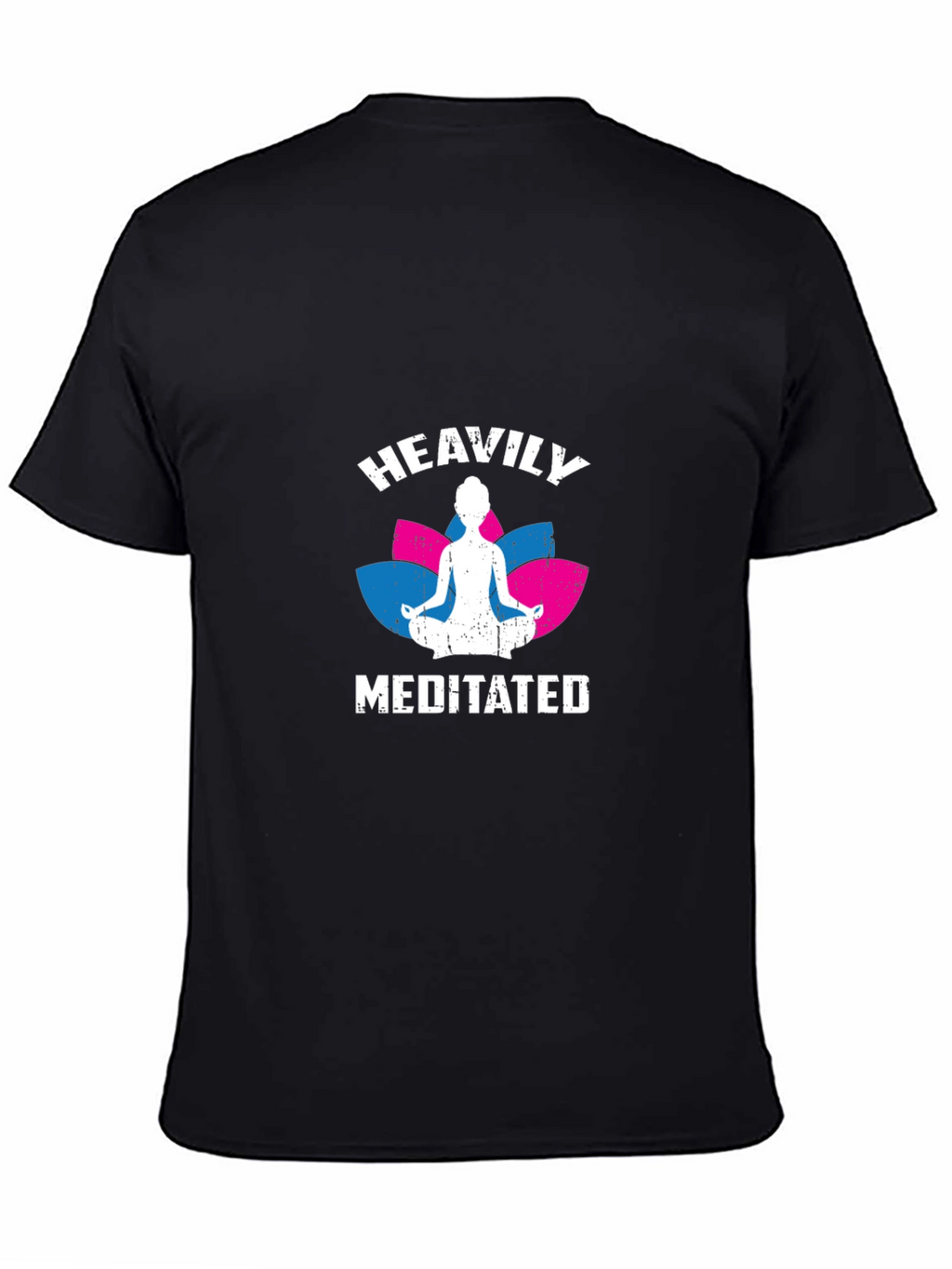 Heavily Meditated Graphic T-Shirt - Yoga Lover Tee